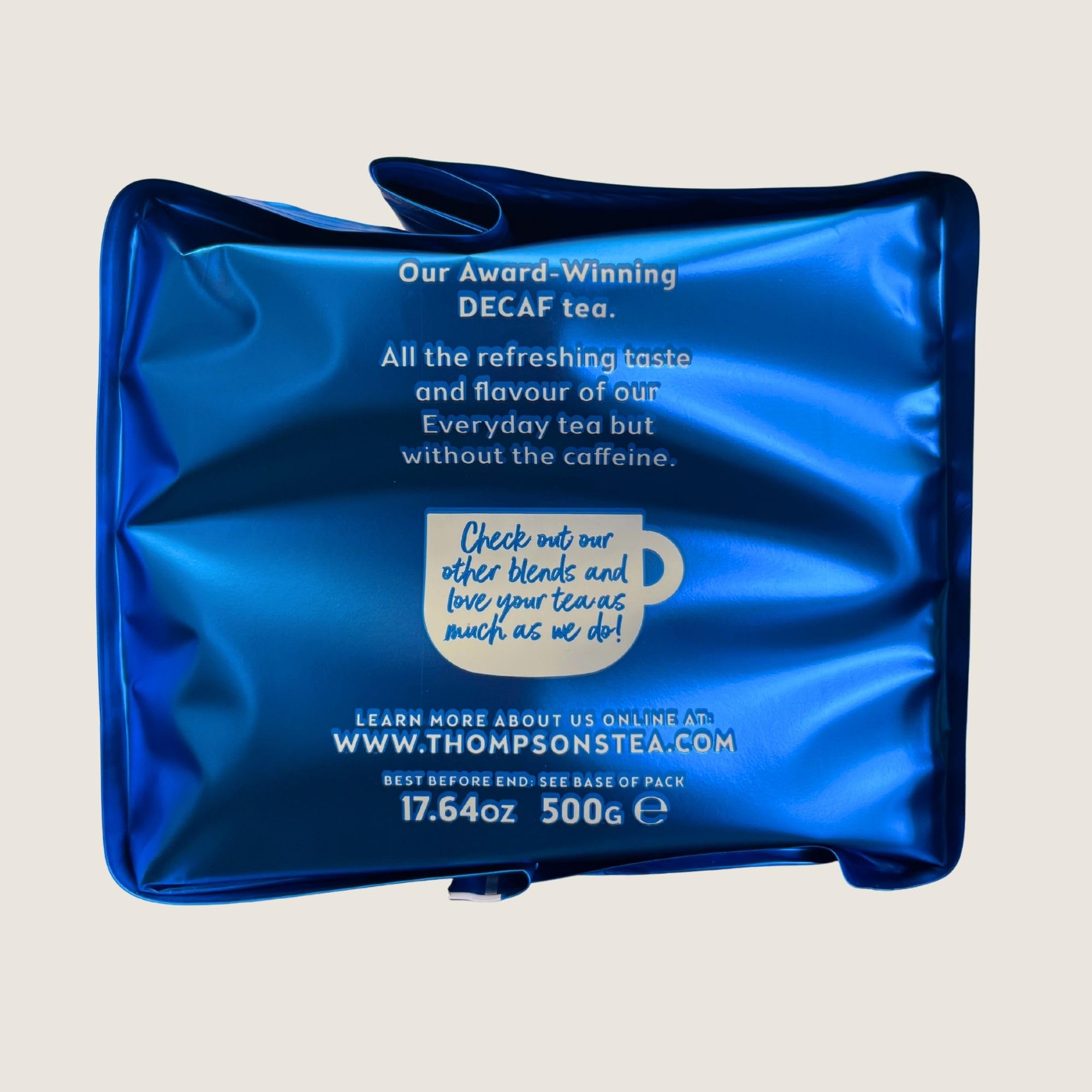 Thompson's Decaffeinated Black Tea Bags - 160 Pack (500g) 3