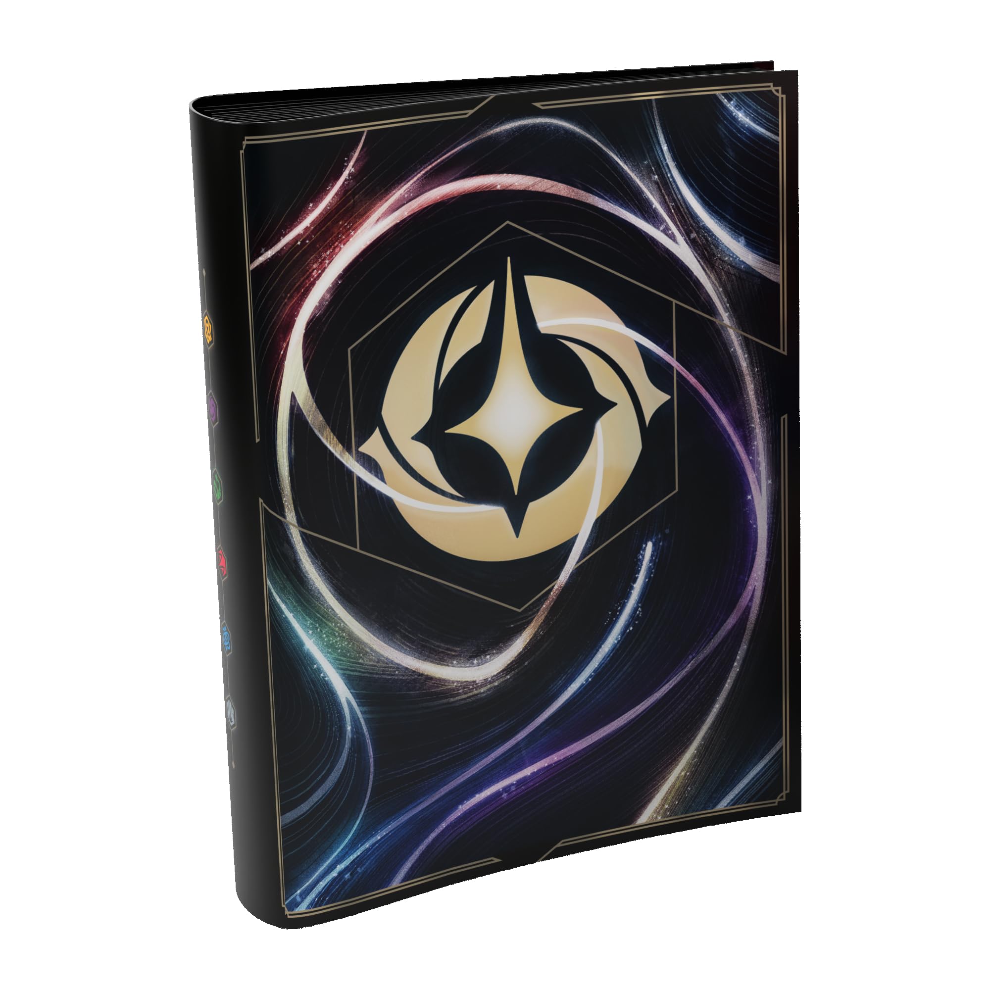 Ravensburger Disney Lorcana TCG-Kartenportfolio – Burgunderfarbene Sammelkartenaufbewahrung
