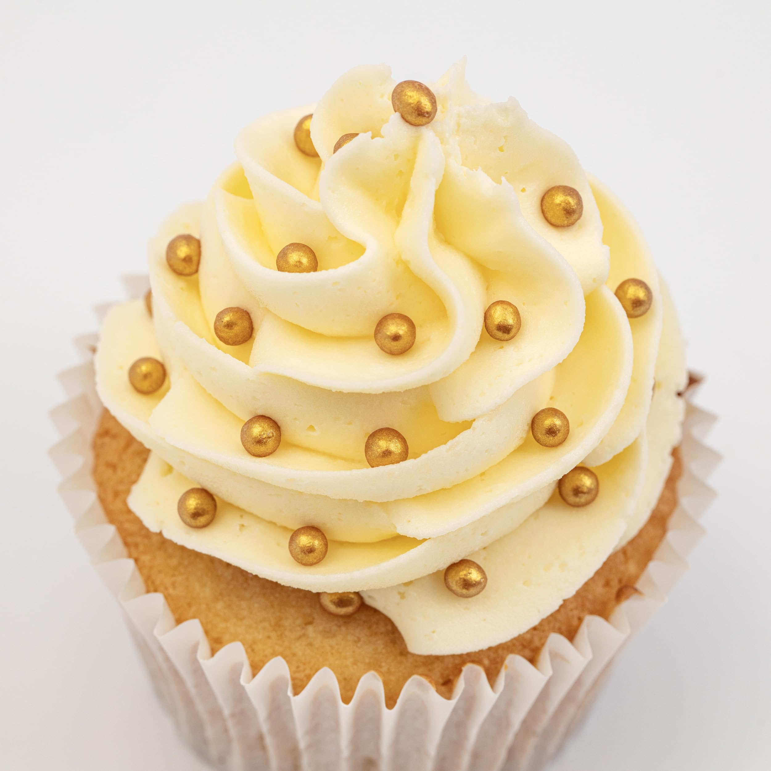 PME Cake Pearl Sprinkles - Gold 4mm Edible Sugar Pearls | 74g 5