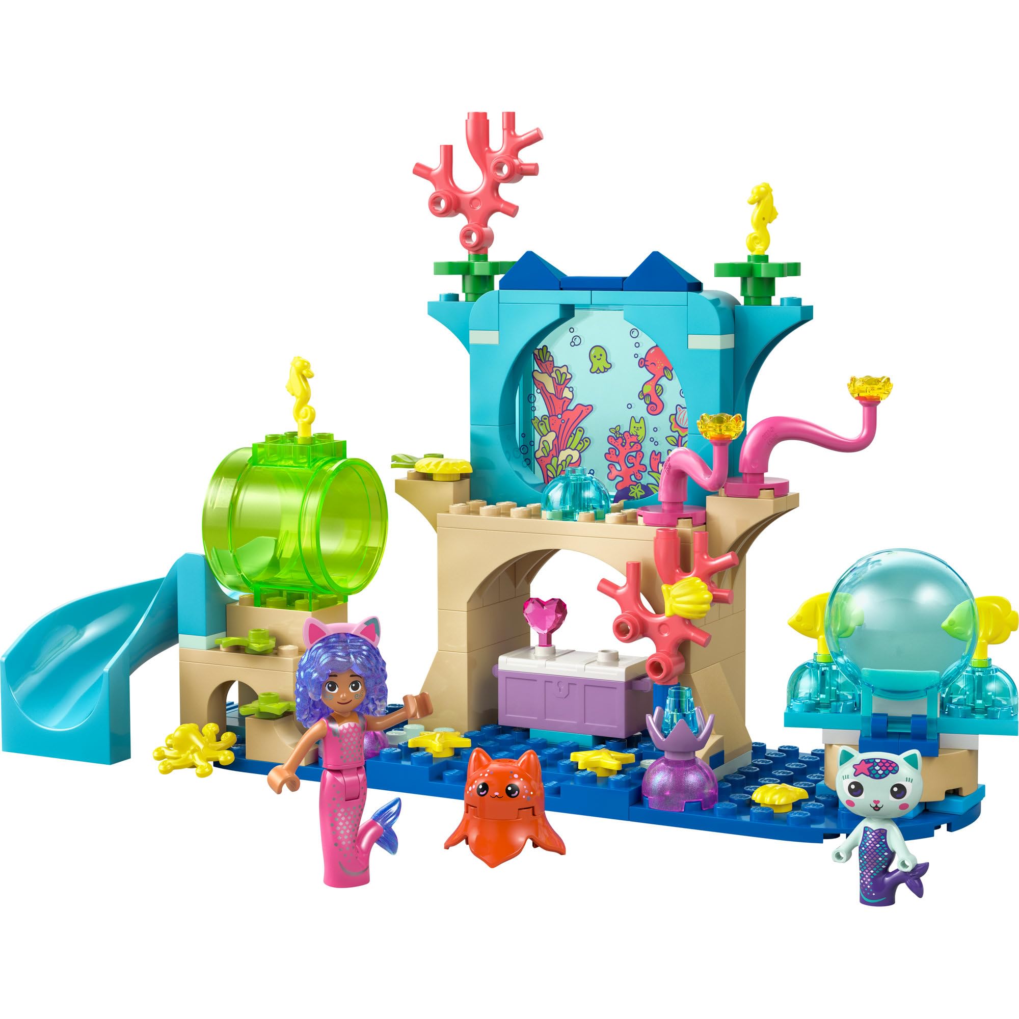 LEGO Gabby's Dollhouse Mermaid Gabby's Aquarium Adventure Toy - 103-Piece Building Set for Kids 4+ 2