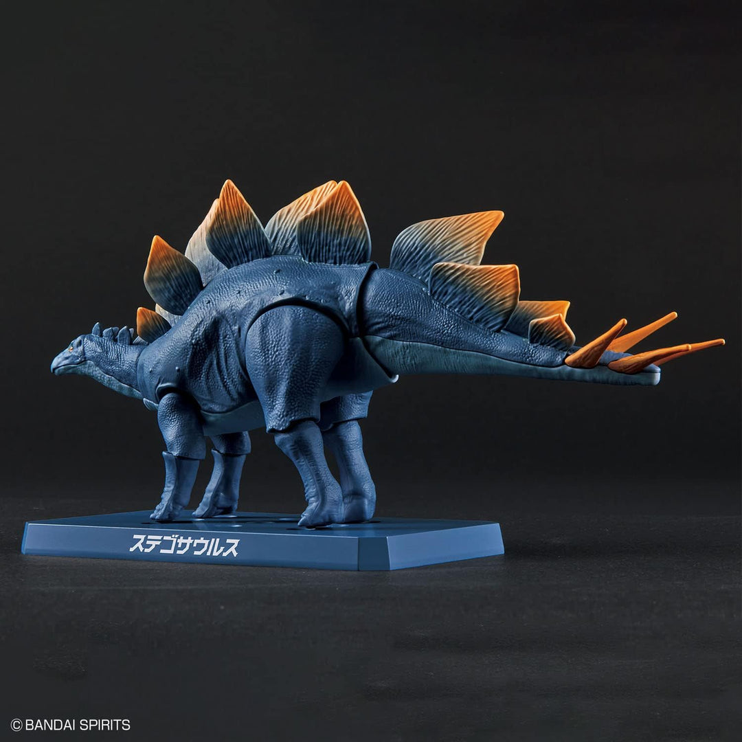 Bandai Dinosaur Plastic Stegosaurus Model Kit - Buildable Prehistoric Creature Toy