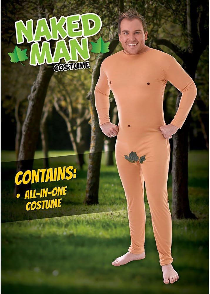 Bristol Novelty Naked Man Costume - Mens Medium 2