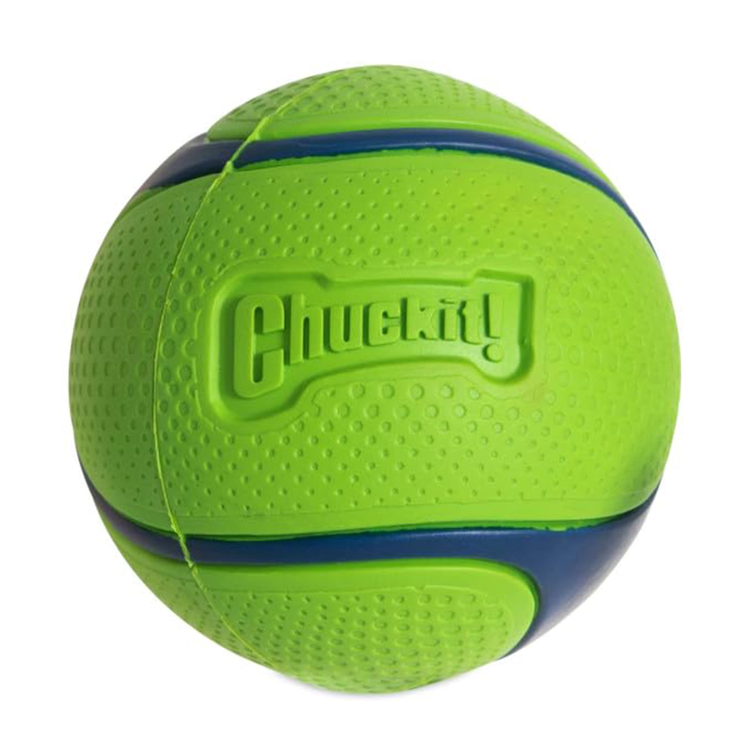 Chuckit! Scented Dog Ball - Peanut Butter Flavor | Medium Size | Launcher Compatible | Blue/Orange 3