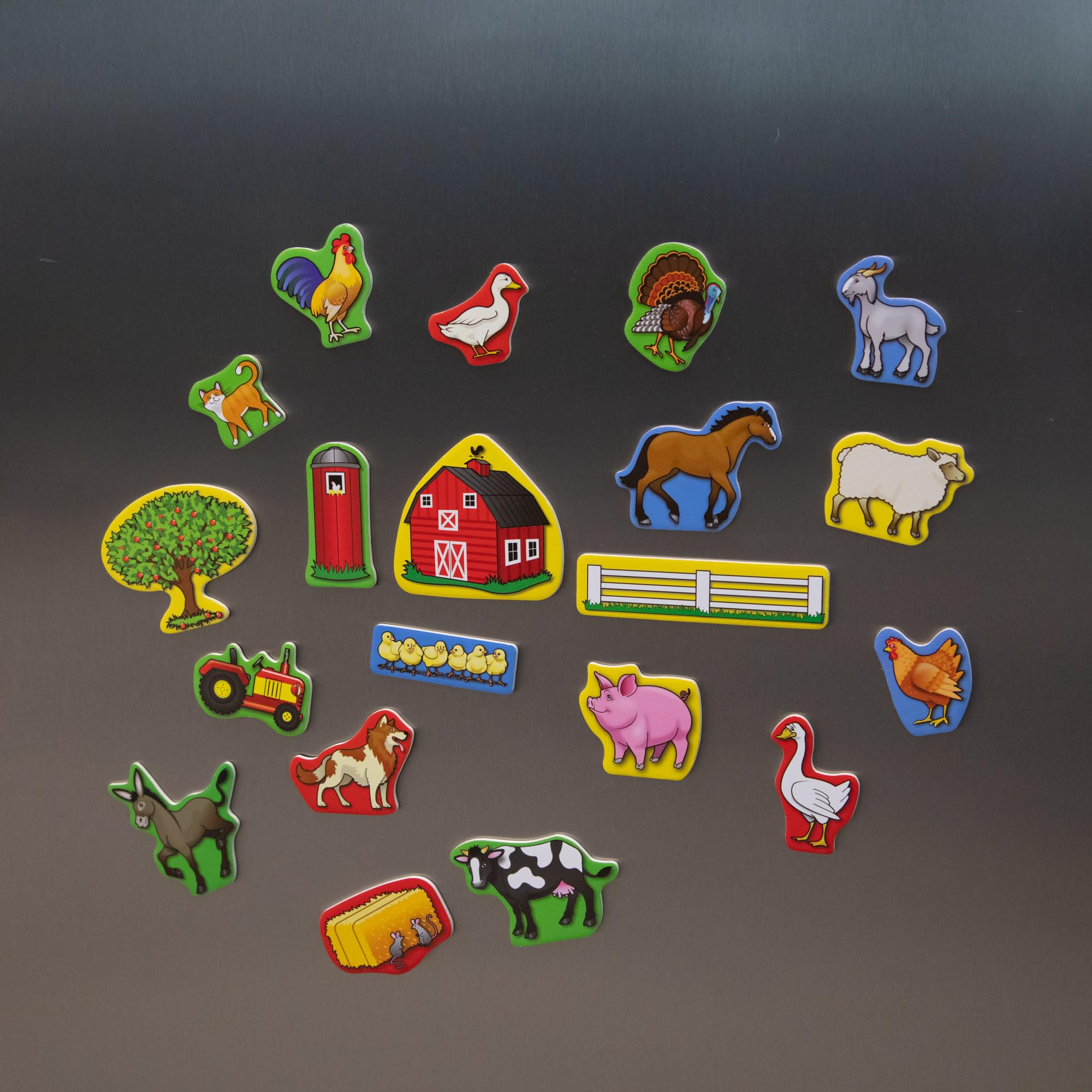 Melissa & Doug 20 Wooden Farm Magnets in a Box - Educational Magnetic Playset for Toddlers 2+ 12
