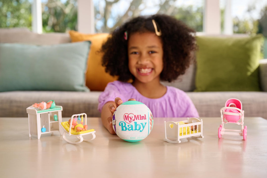 5 Surprise My Mini Baby Series 1 - Collectible Mystery Capsules with Realistic Baby Dolls & Playsets