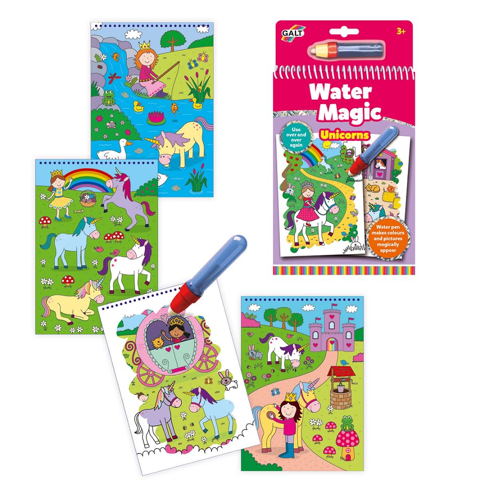 Galt Toys Water Magic Unicorns Colouring Book | Reusable Mess-Free Fun | Ages 3+ 8