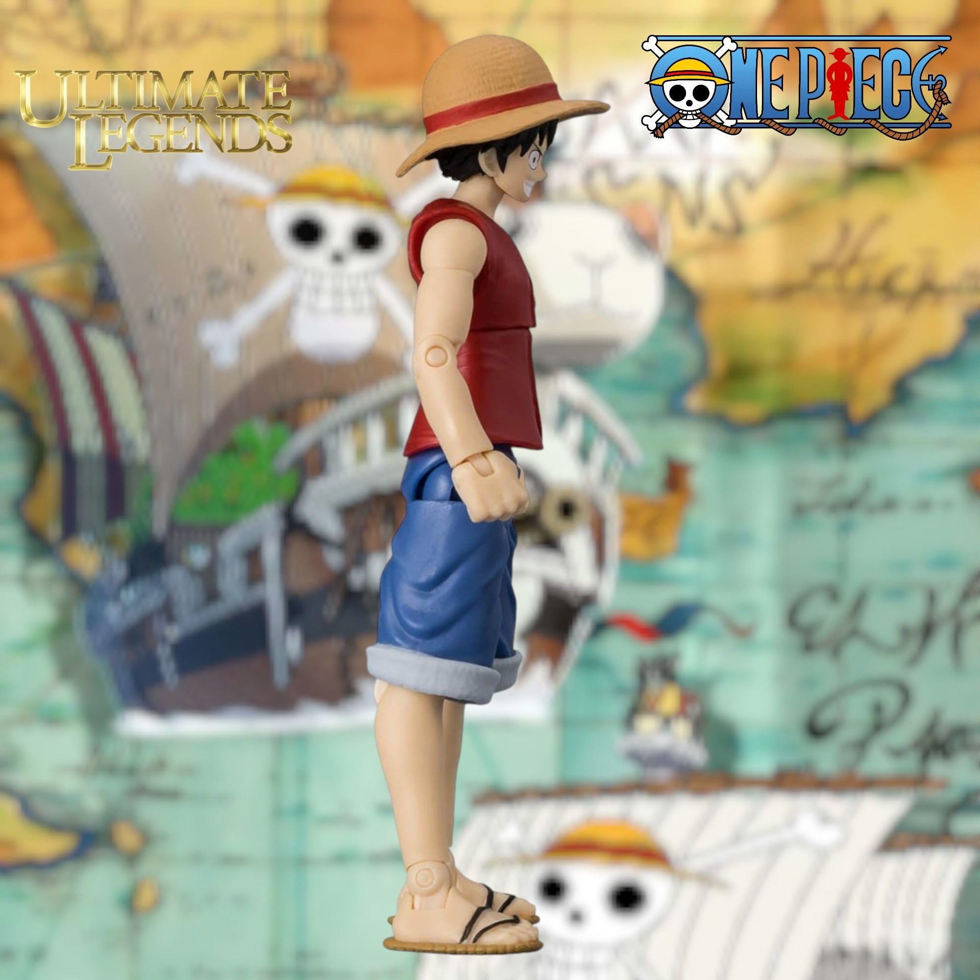 BANDAI Ultimate Legends Luffy Action Figure - 12.5cm Posable Anime Figure with Accessories 17
