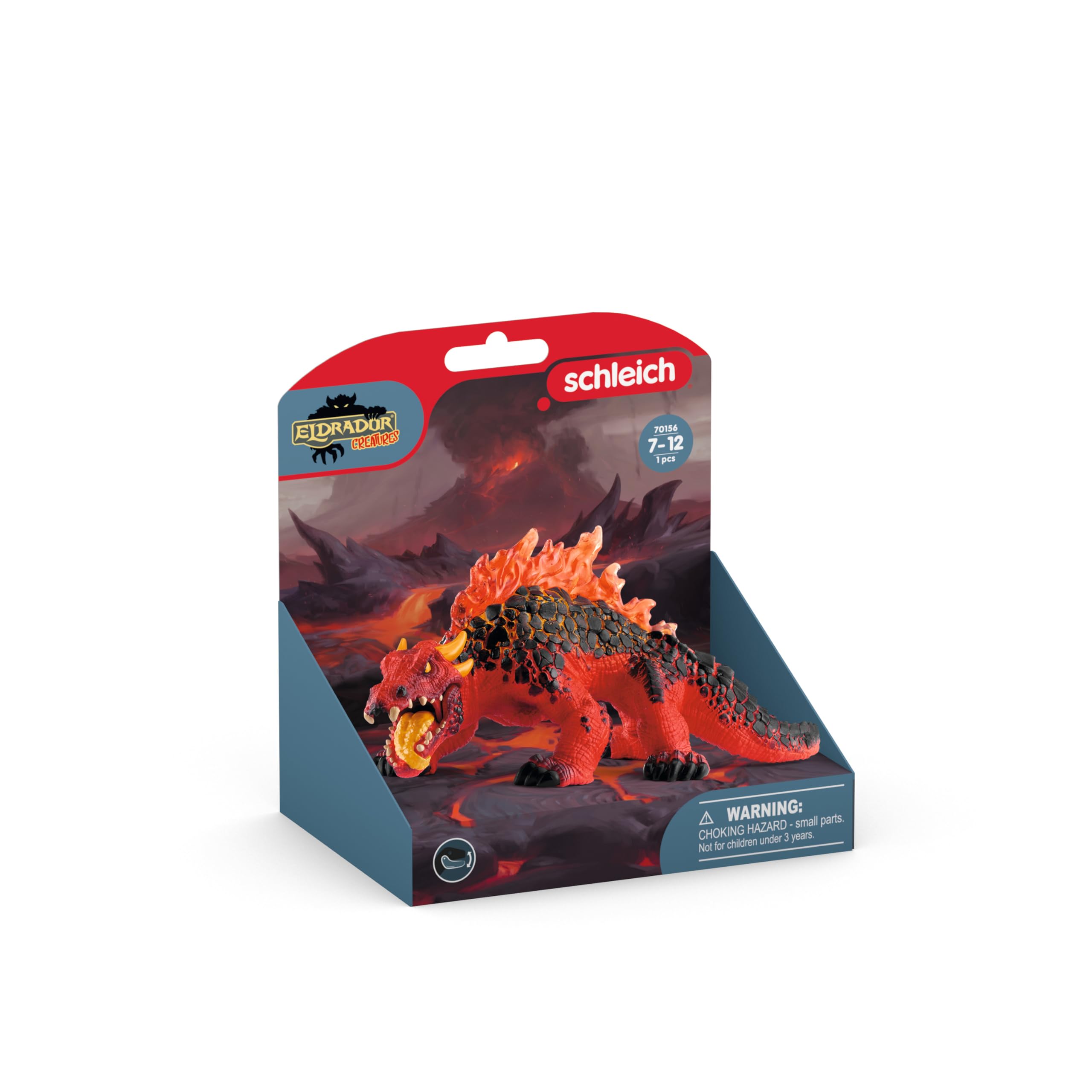 Schleich Eldrador Magma Lizard 70156 - Highly Detailed Fantasy Action Figure with Movable Jaw - Ages 7+ 2