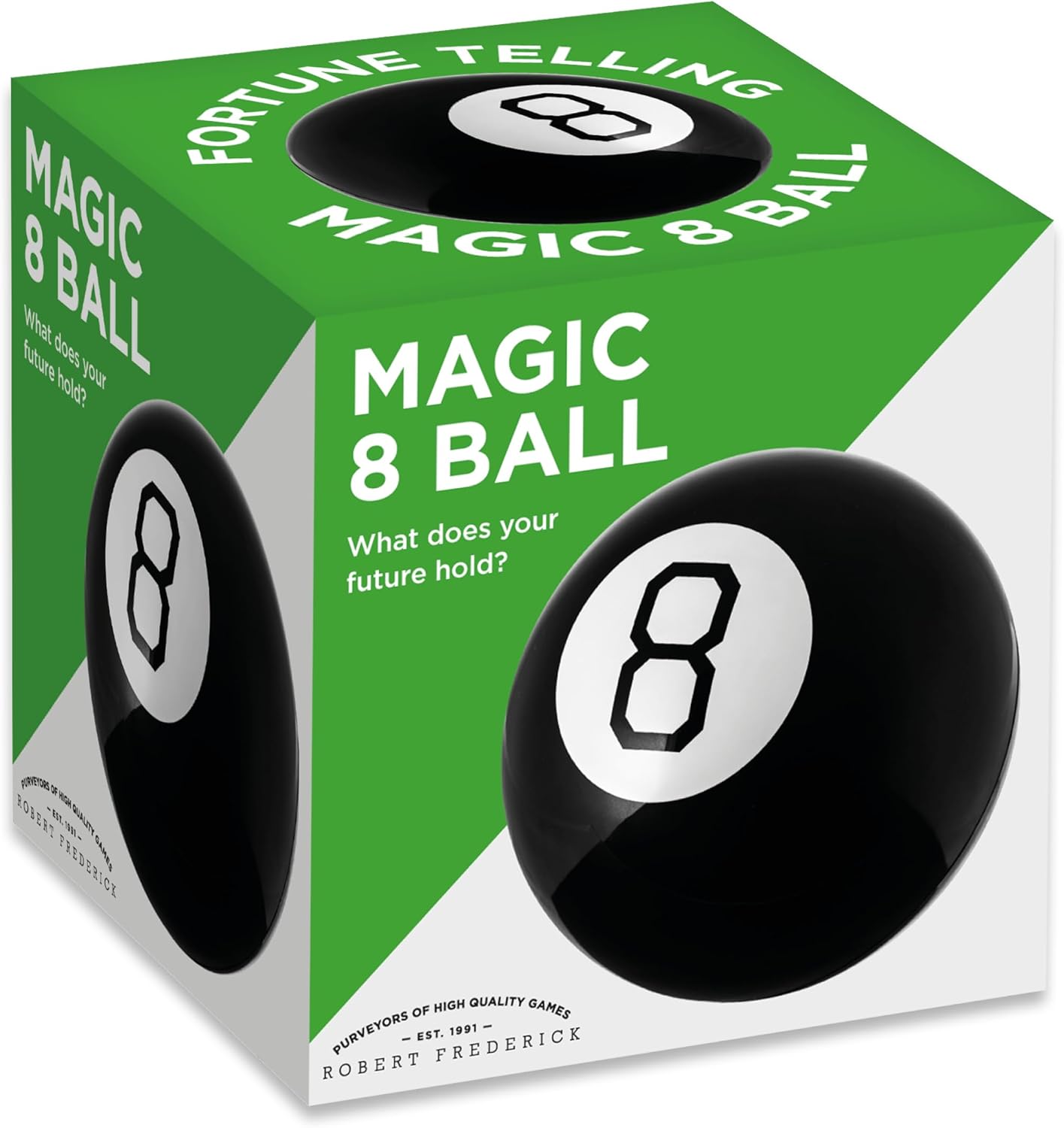 Robert Frederick Mystic 8 Ball - Fortune-Telling Magic Ball, Black 1