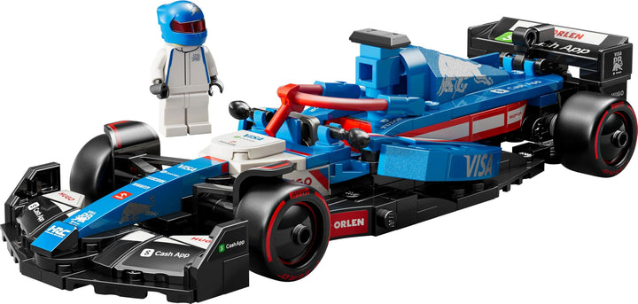 LEGO Speed Champions Visa Cash App RB VCARB 01 F1 Race Car Building Set with Driver Minifigure