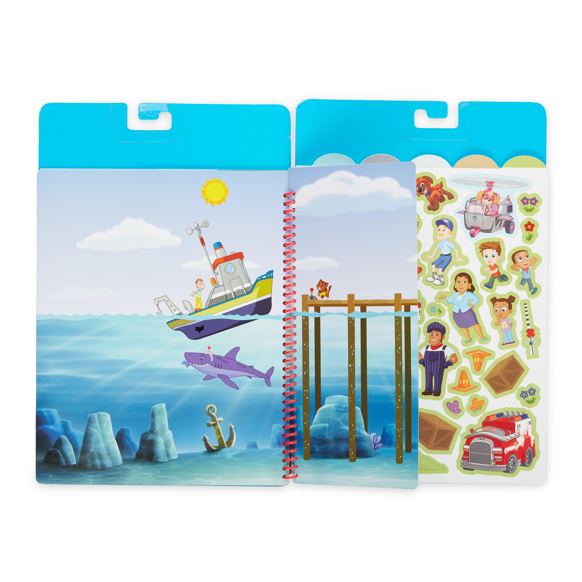 Melissa & Doug PAW Patrol Reusable Stickers Adventure Bay Activity Pad | 164 Stickers 6