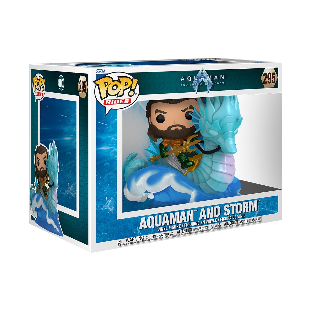 Funko Pop! Ride Deluxe: Aquaman on Storm - 5.5 Inch Vinyl Figure