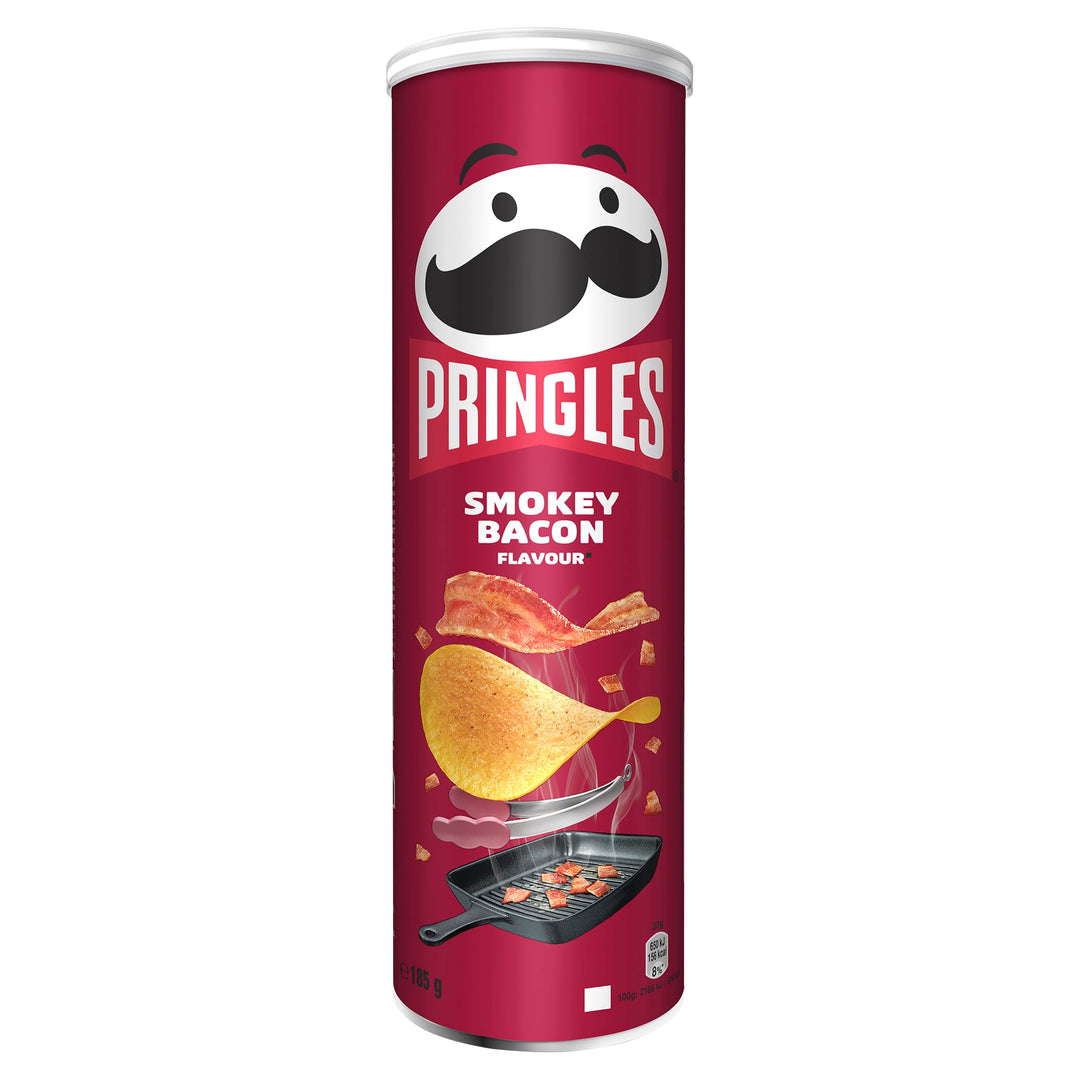 Pringles Smokey Bacon Flavour Crisps 185g
