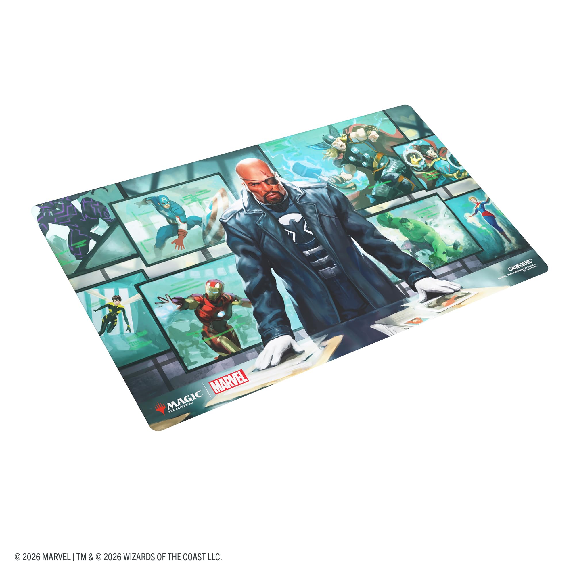 Gamegenic Magic: The Gathering Marvel Super Heroes Prime Playmat - Nick Fury Artwork 2