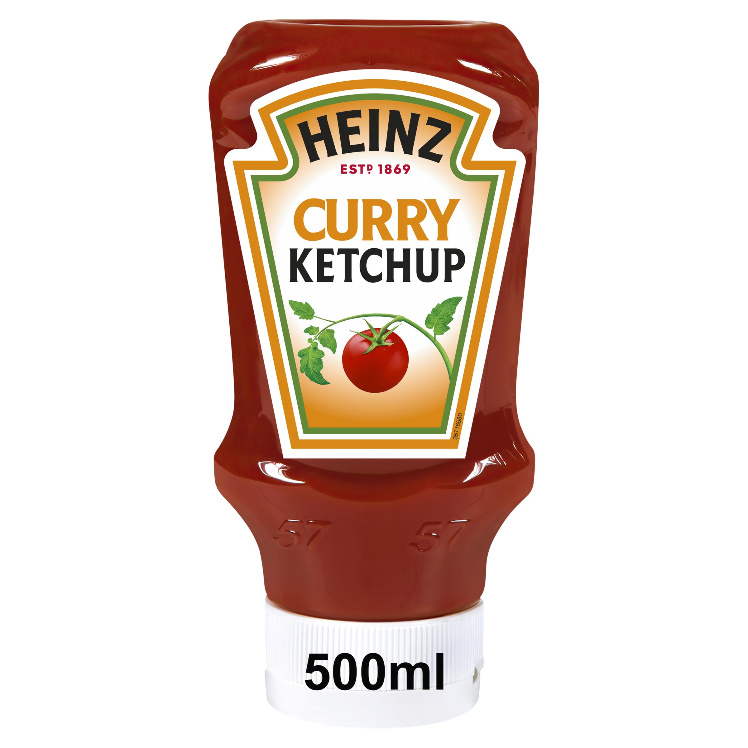 HEINZ Curry Tomato Ketchup - 570g | No Thickeners | Vegetarian & Vegan 1