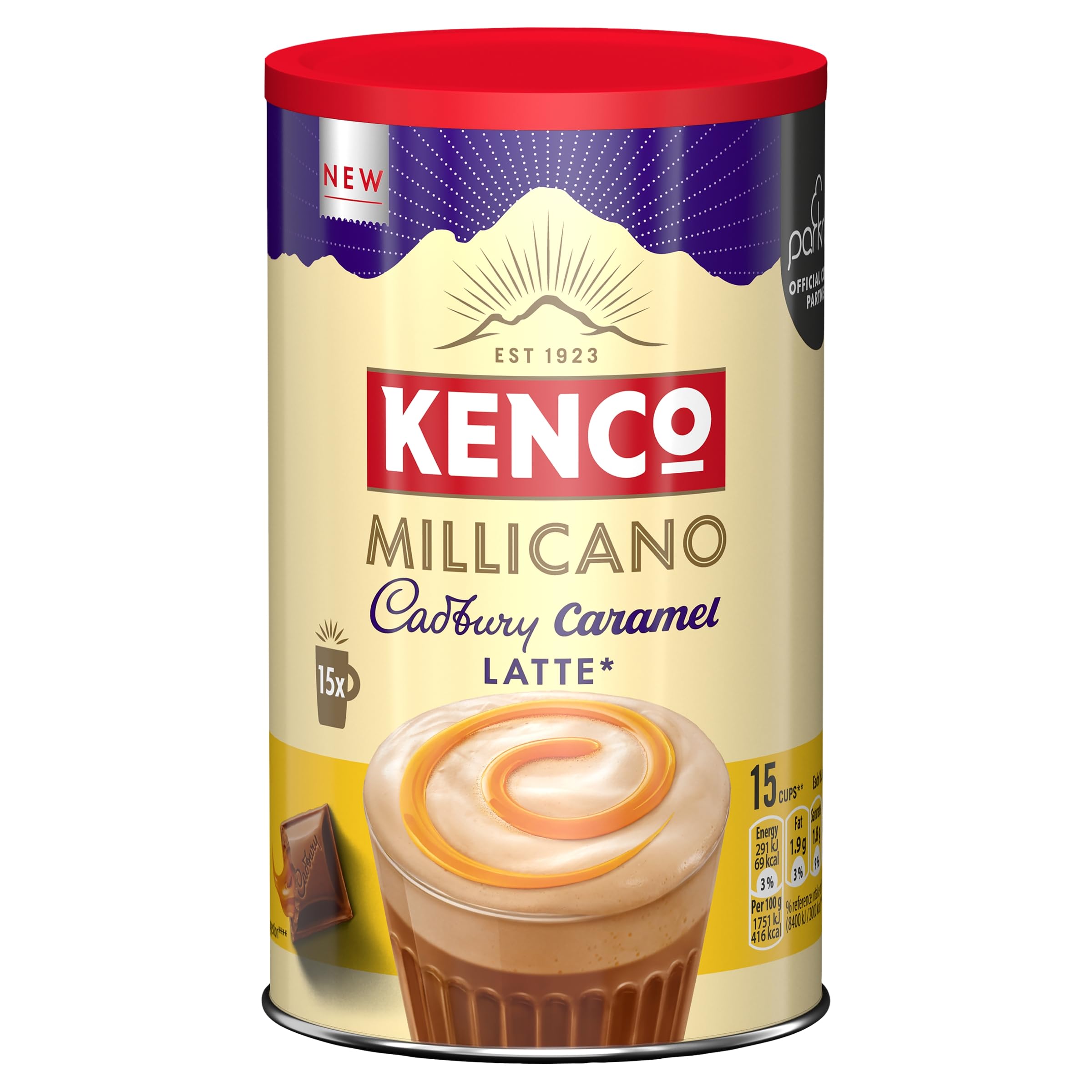 Kenco - Cadbury Caramel Latte Instant Coffee 250g 1