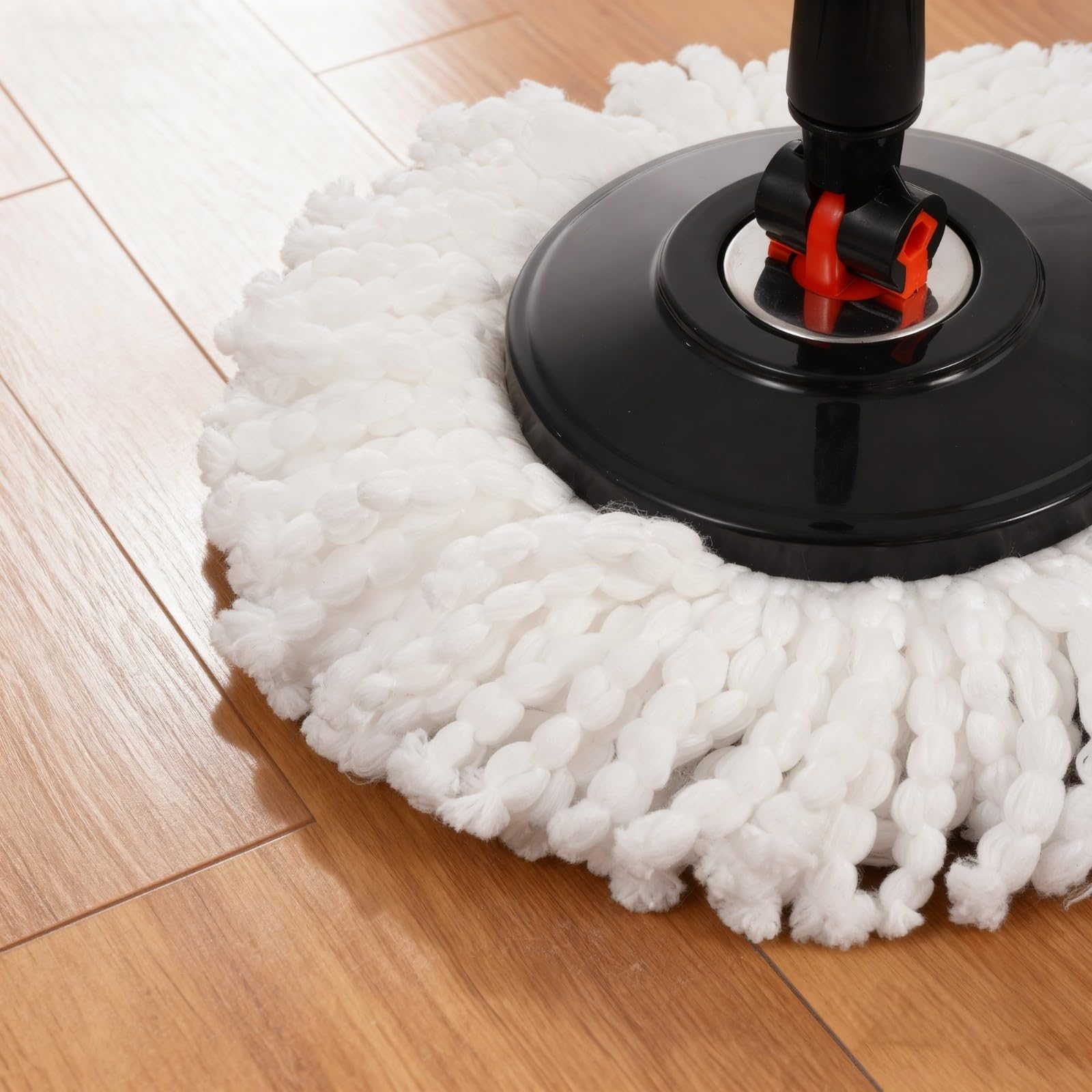 REQUISITE NEEDS Smart Spin Mop and Bucket Set - Black Edition | 360° Spin | 130cm Adjustable Handle 3