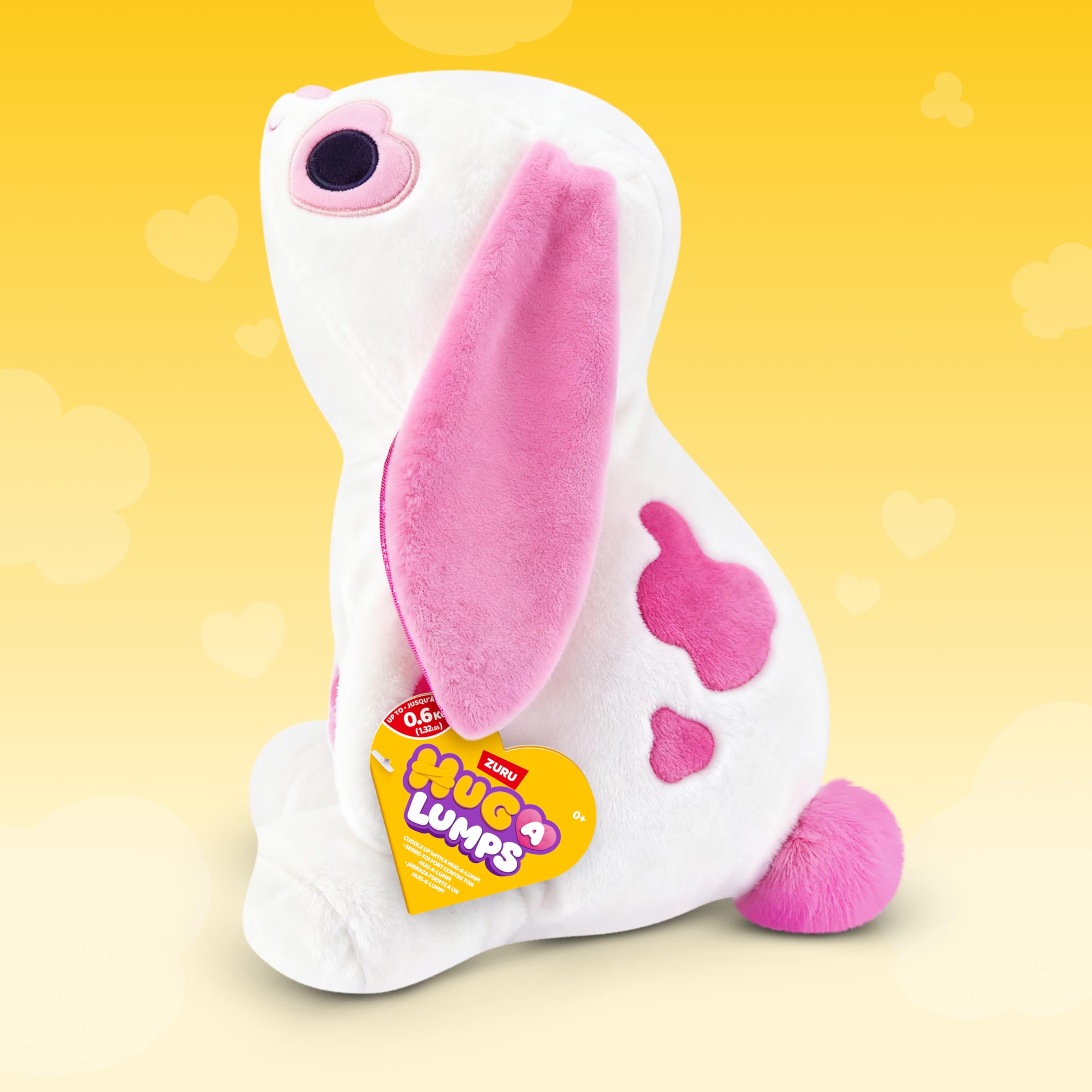 Hug-A-Lumps Love Collection Small Weighted Plush - 2 Pack | 0.75kg Each | Super-Soft Polyester 3
