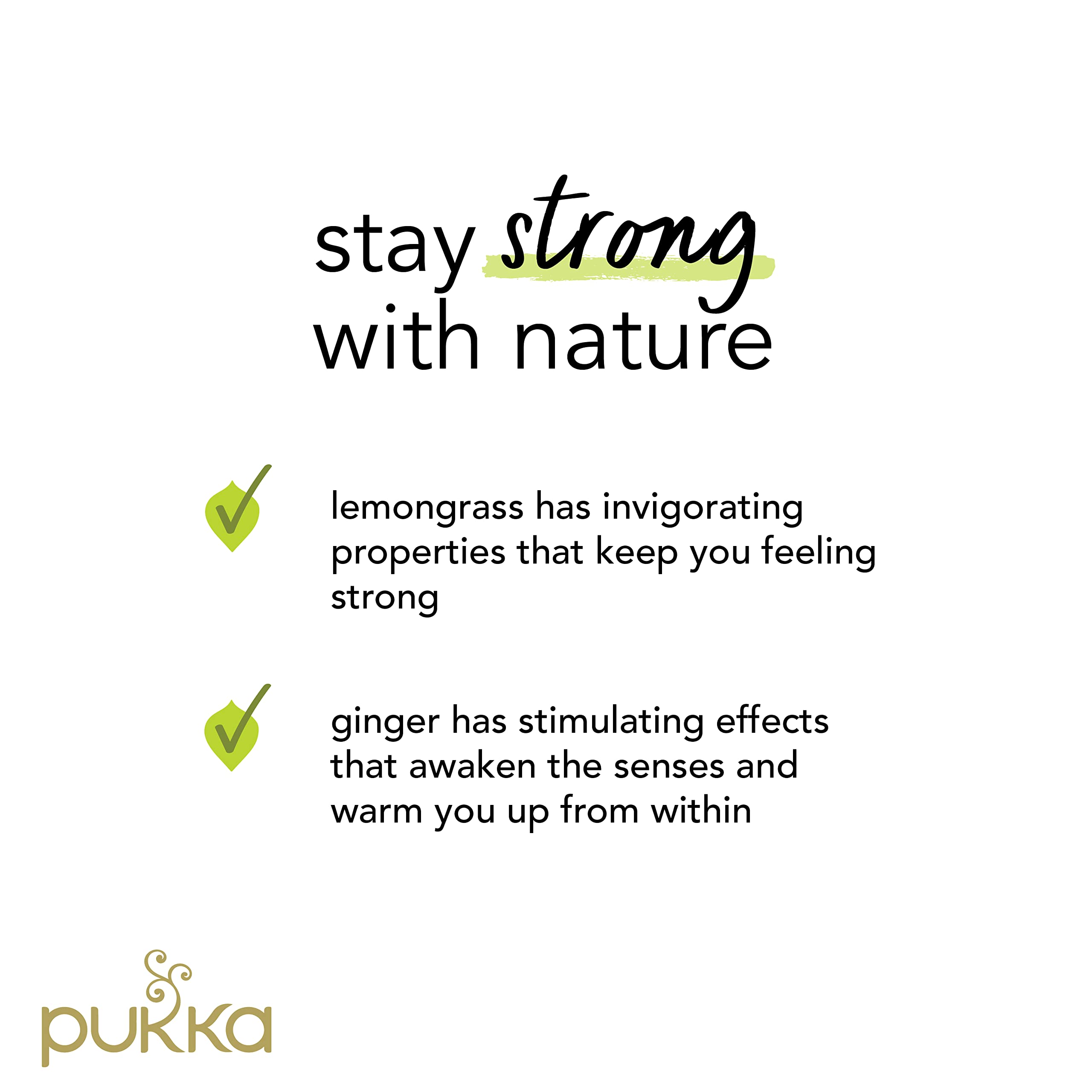 Pukka Herbs Lemongrass & Ginger Organic Herbal Tea - 80 Count (Pack of 4) | Caffeine-Free 3