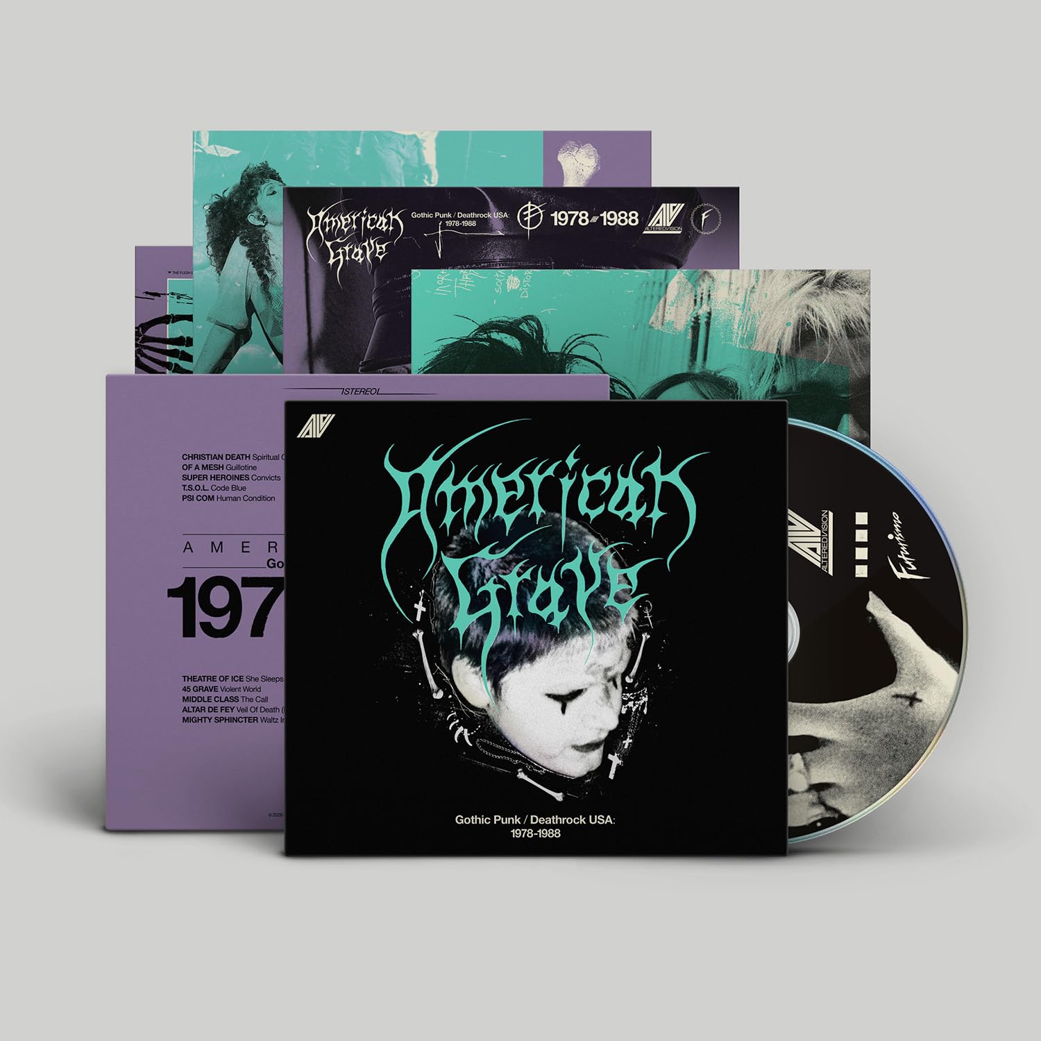 VARIOUS ARTISTS - American Grave (Gothic Punk & Death Rock USA) [CD]