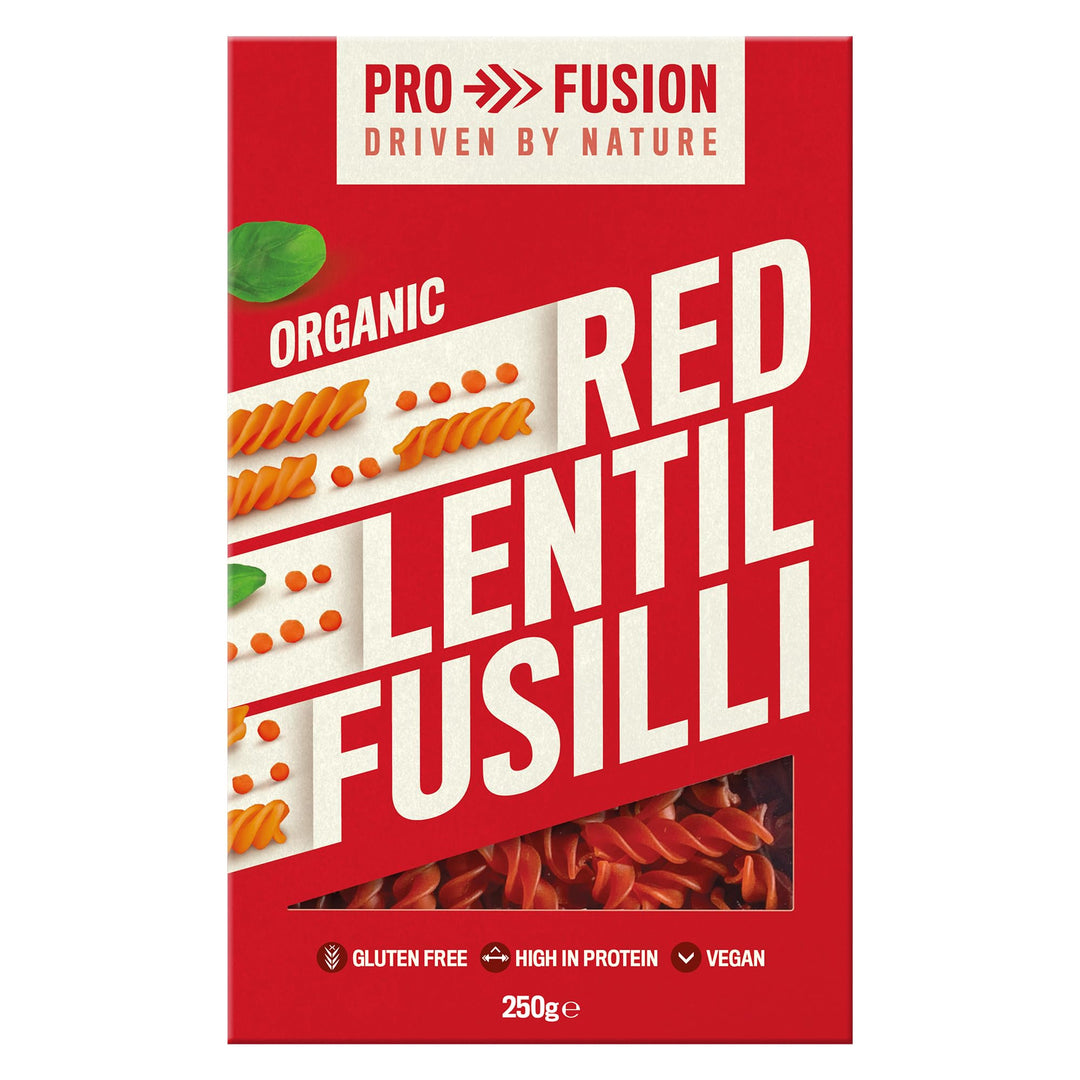 Profusion Organic Red Lentil Fusilli 250g