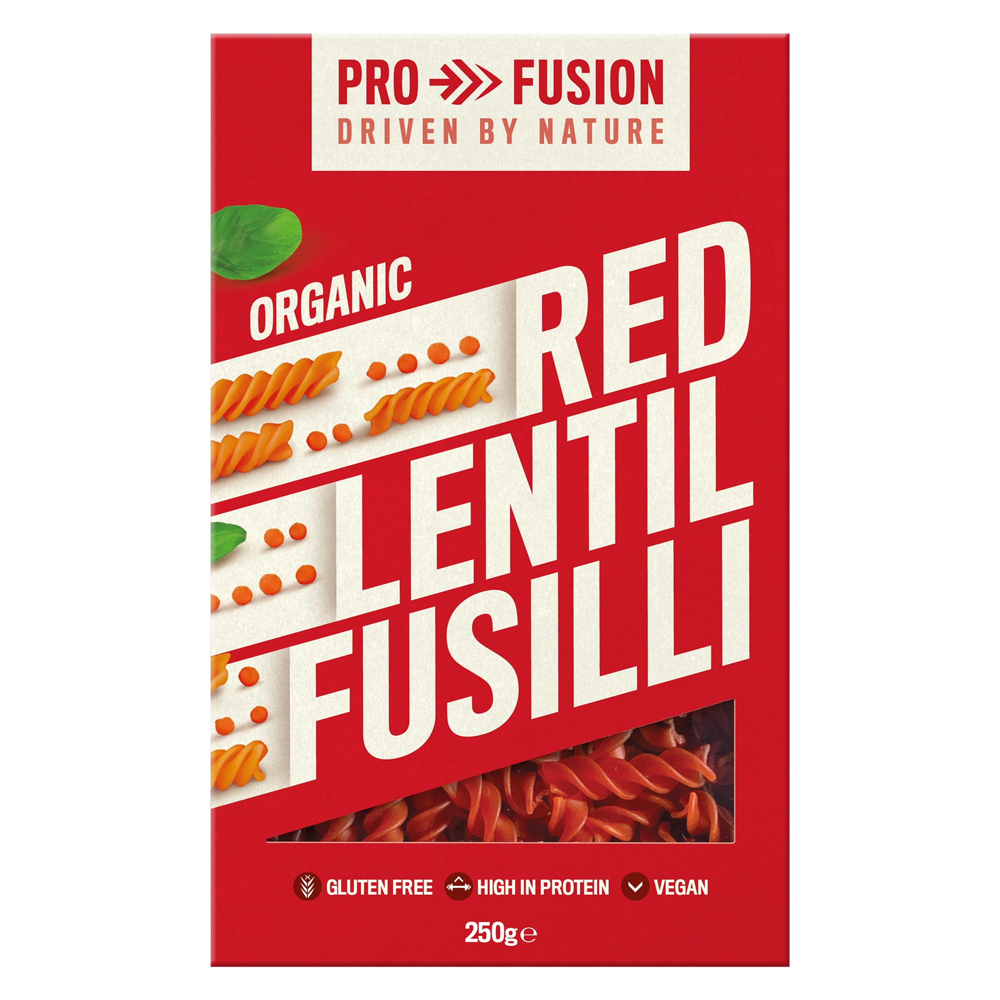 Profusion Bio-Fusilli aus roten Linsen, 250 g 6