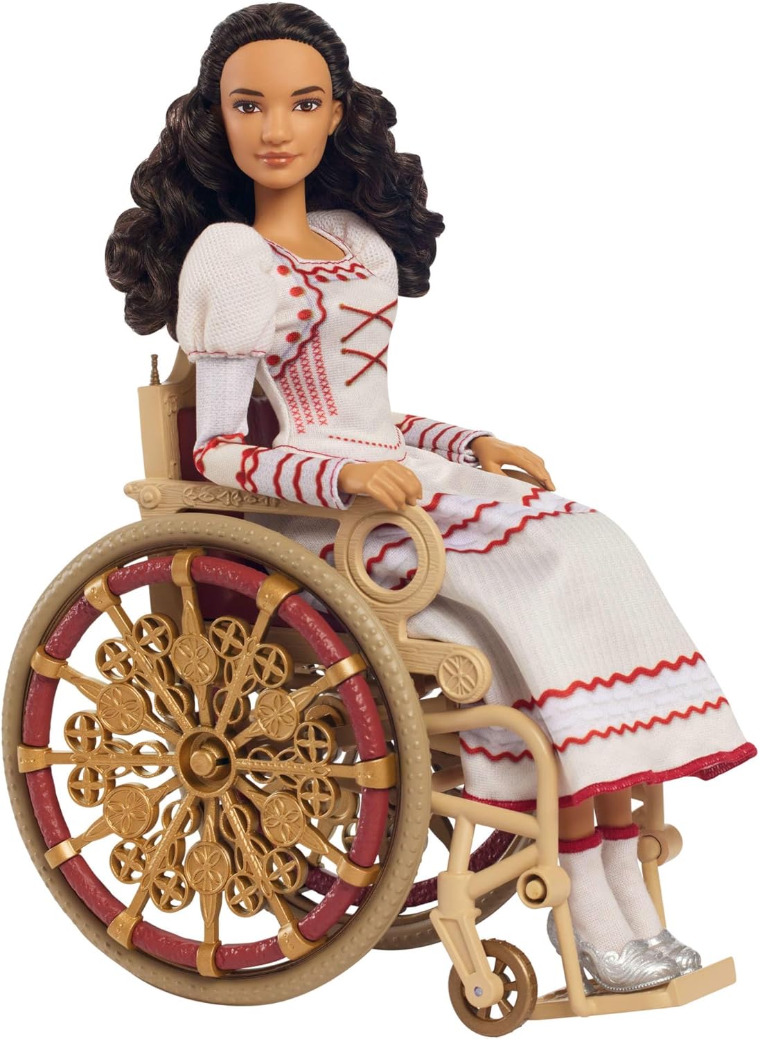 Mattel Wicked Nessarose Fashion Doll with Golden Wheelchair & Accessories - Inspired by Universal Pictures Film 2