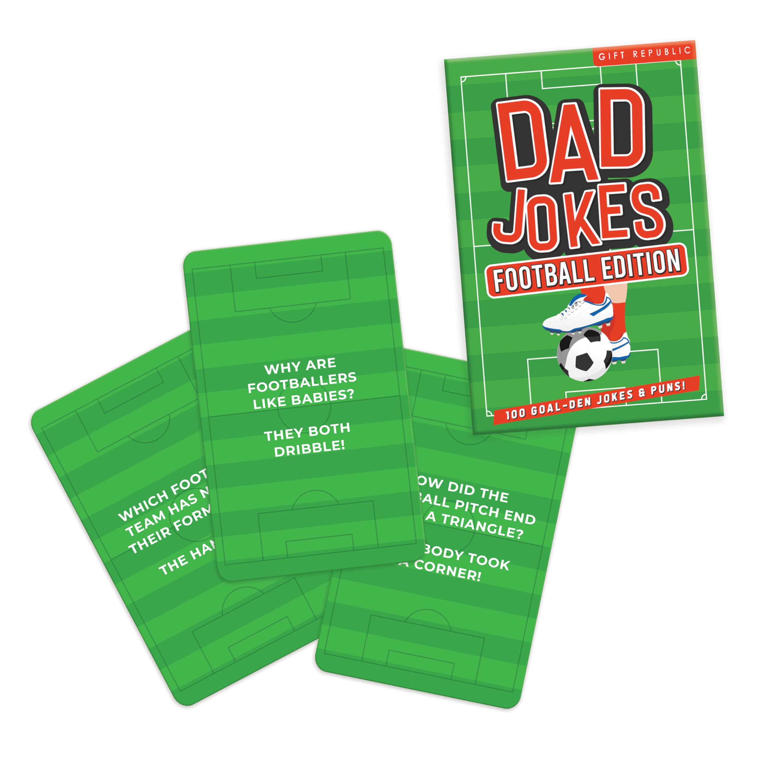 Gift Republic Football Dad Jokes - 100 Card Pack with Football-Themed Puns 2