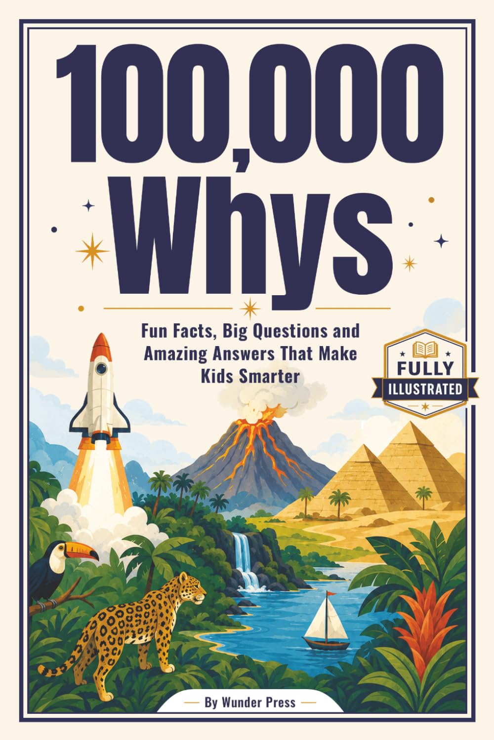 Wunder Press 100,000 Whys: Fun Facts, Big Questions, and Amazing Answers for Kids Ages 6-10 [Paperback] 1
