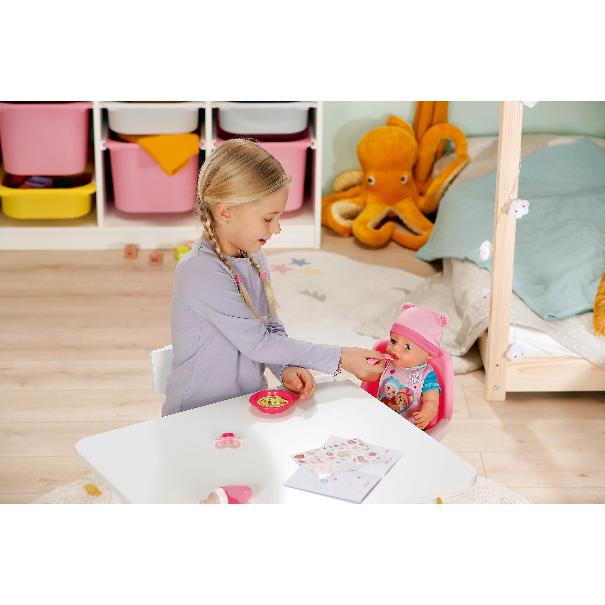 BABY born Emma - 43cm Interactive Baby Doll with 10 Functions & Accessories for Kids 12