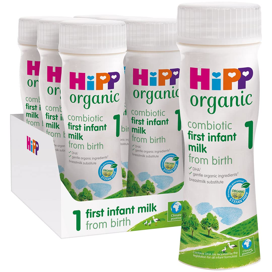 HiPP Organic 1 First Milk Ready to Feed 200ml (Pack of 6) 1