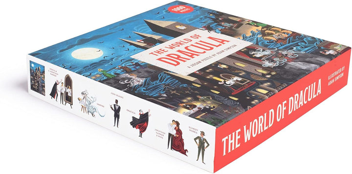 The World of Dracula Puzzle - 1,000-Piece Gothic Jigsaw by Adam Simpson