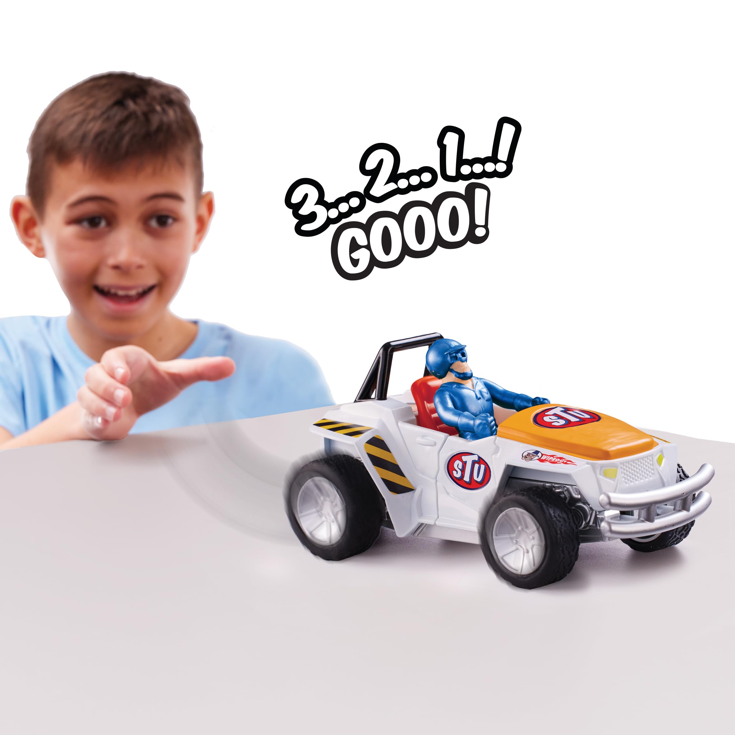 Stuntman Stu Smash and Crash Buggy - Break Apart Stunt Set with Ejector Seat