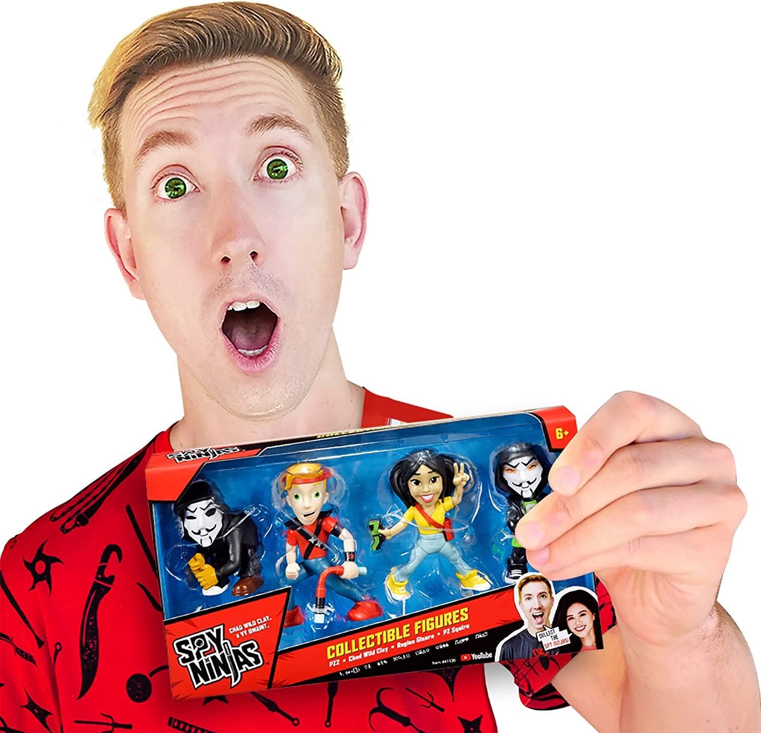 Spy Ninjas 4-Figure Pack - Chad Wild Clay, Regina Ginera, PZ2, PZ Squire (41130CO) 6