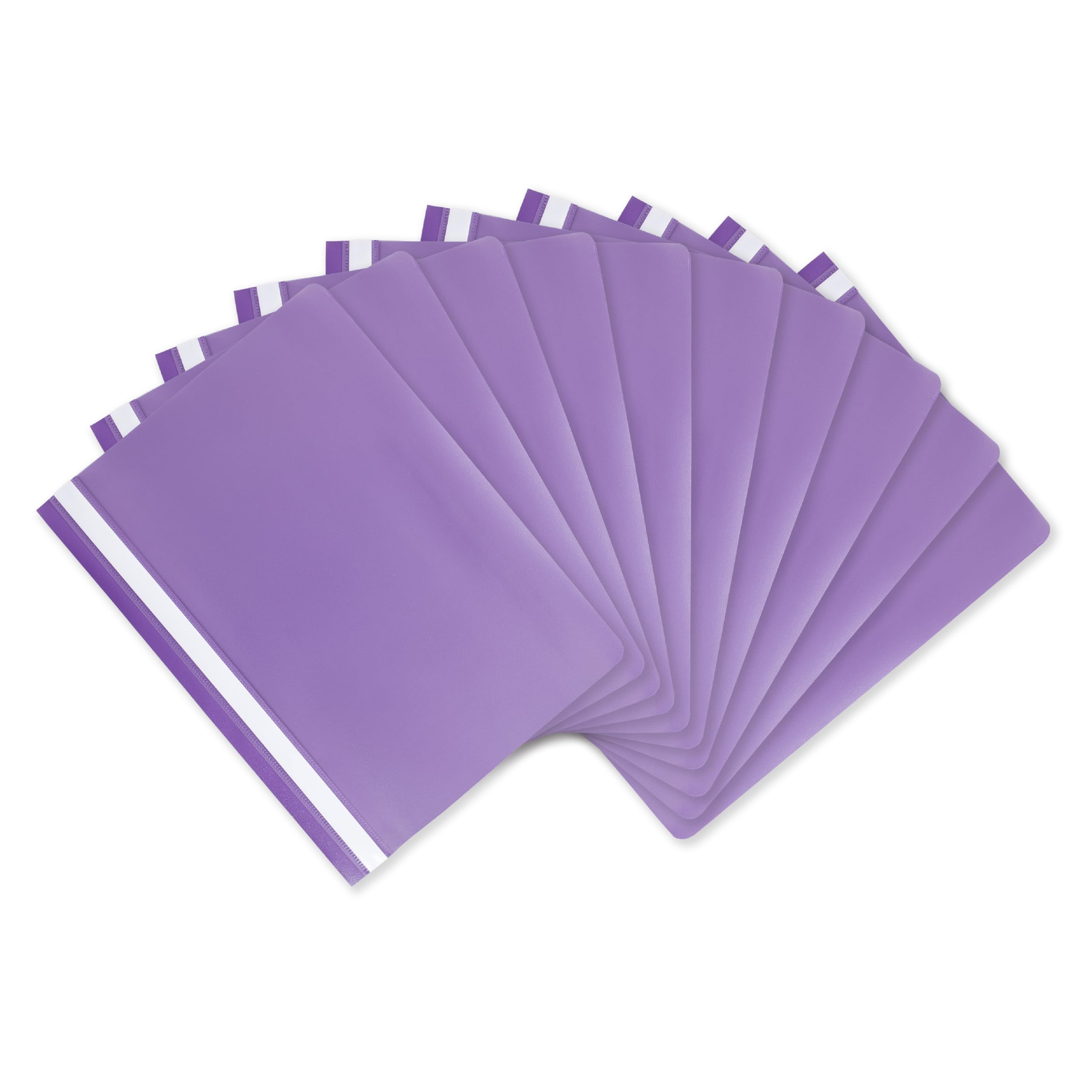 Hamelin A4 Purple Polypropylene Project Folders - Pack of 25 | 250 Sheet Capacity
