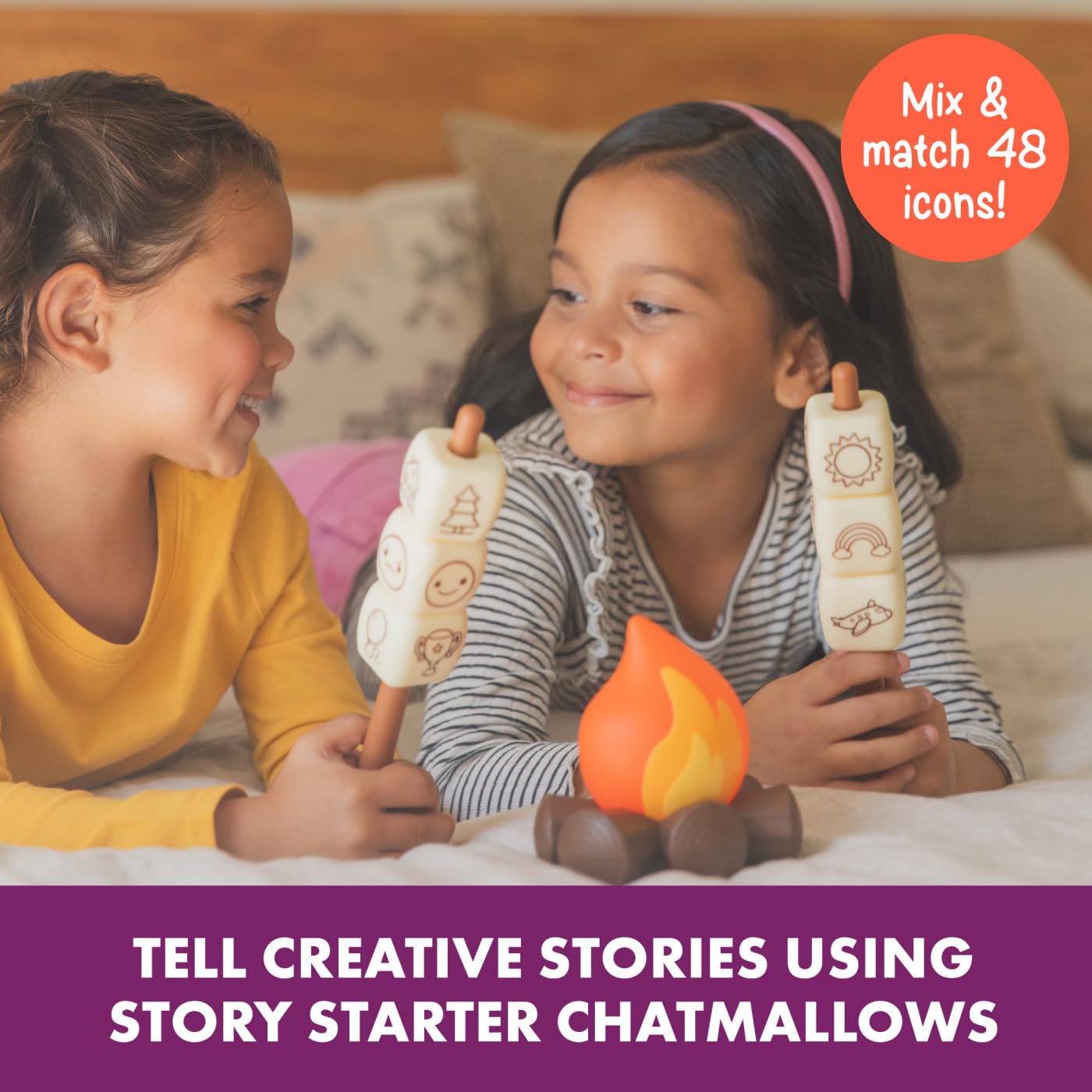 Learning Resources Campfire Chatmallows Story Telling Set - Creative Storytelling Play for Ages 4-8 2