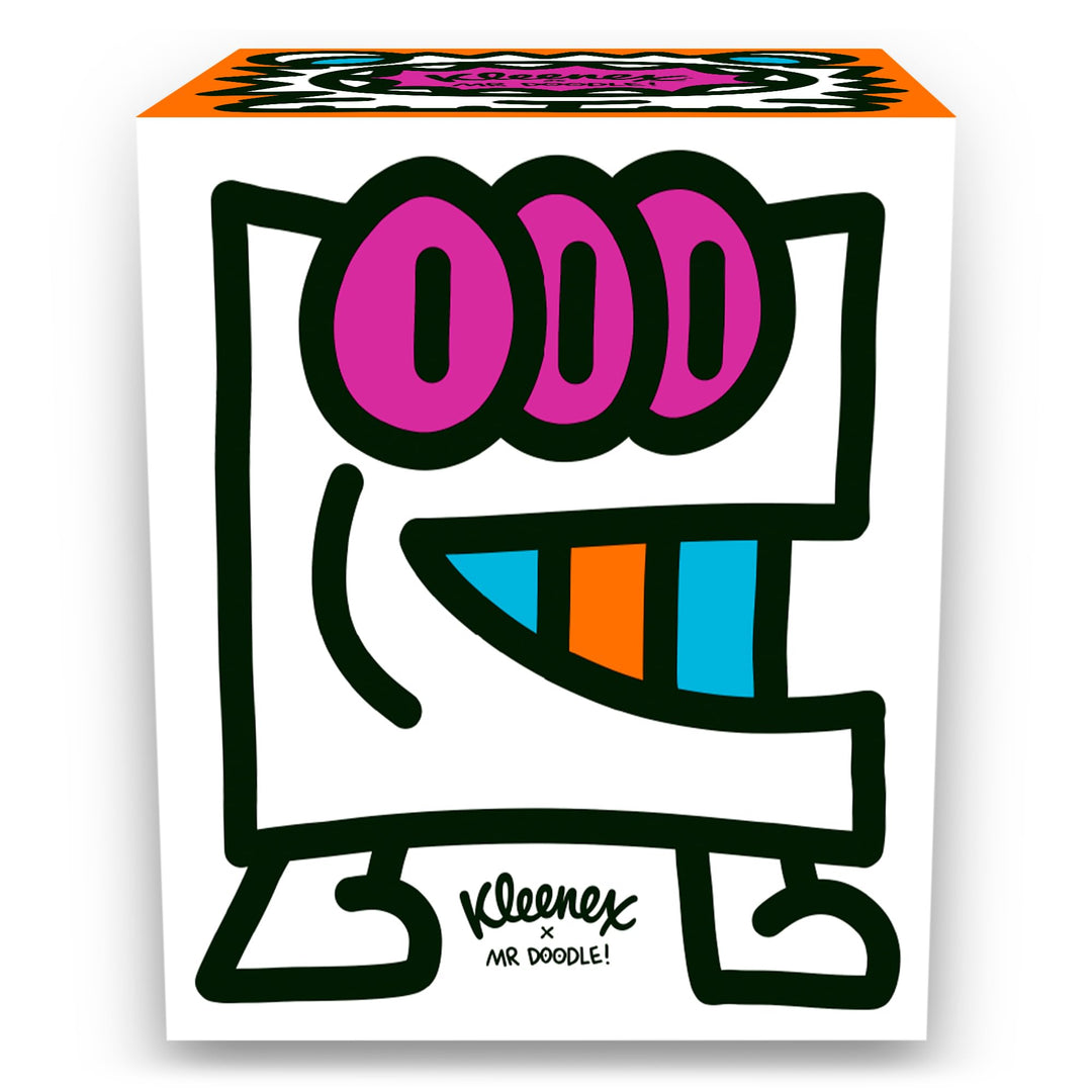 Kleenex - Mr Doodle Limited Edition Design Multipack Facial Tissues (12 Cubes)
