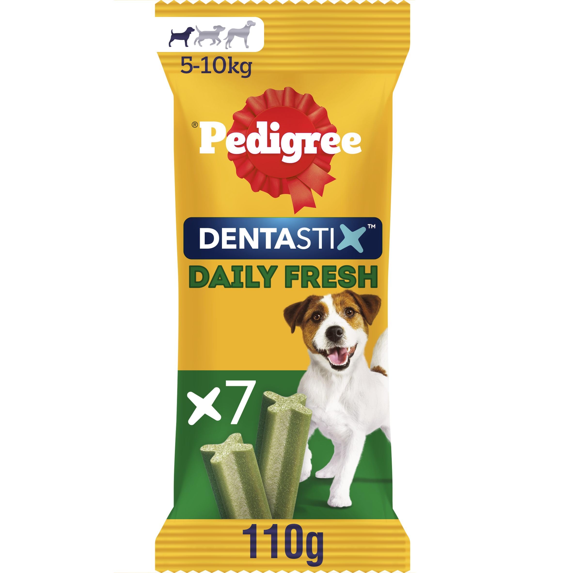 Pedigree Dentastix Fresh Daily Dental Chews for Small Dogs, 70 Sticks (Pack of 10) 4