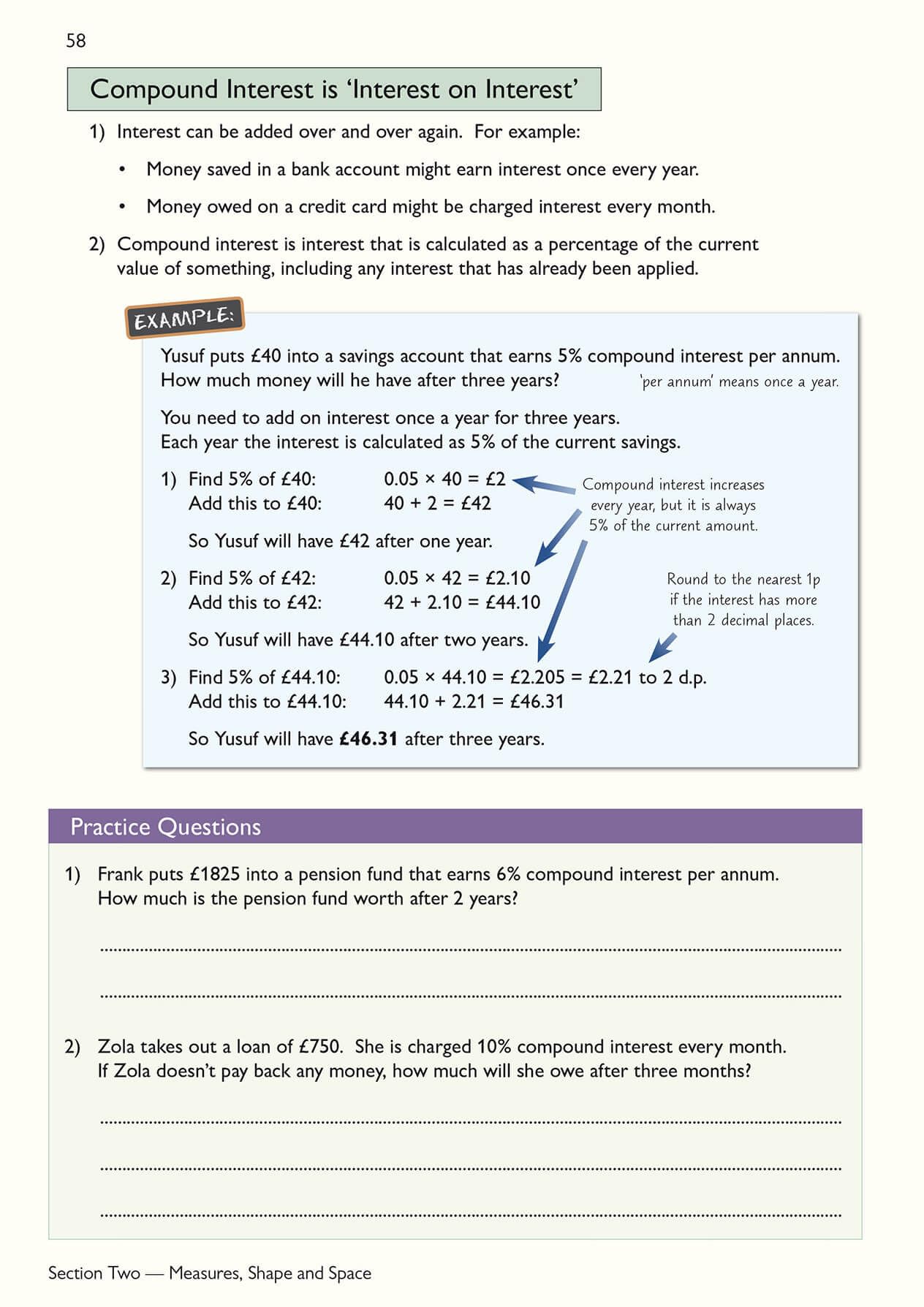 CGP Functional Skills Maths Level 2 - Study & Test Practice for 2021 & Beyond 8