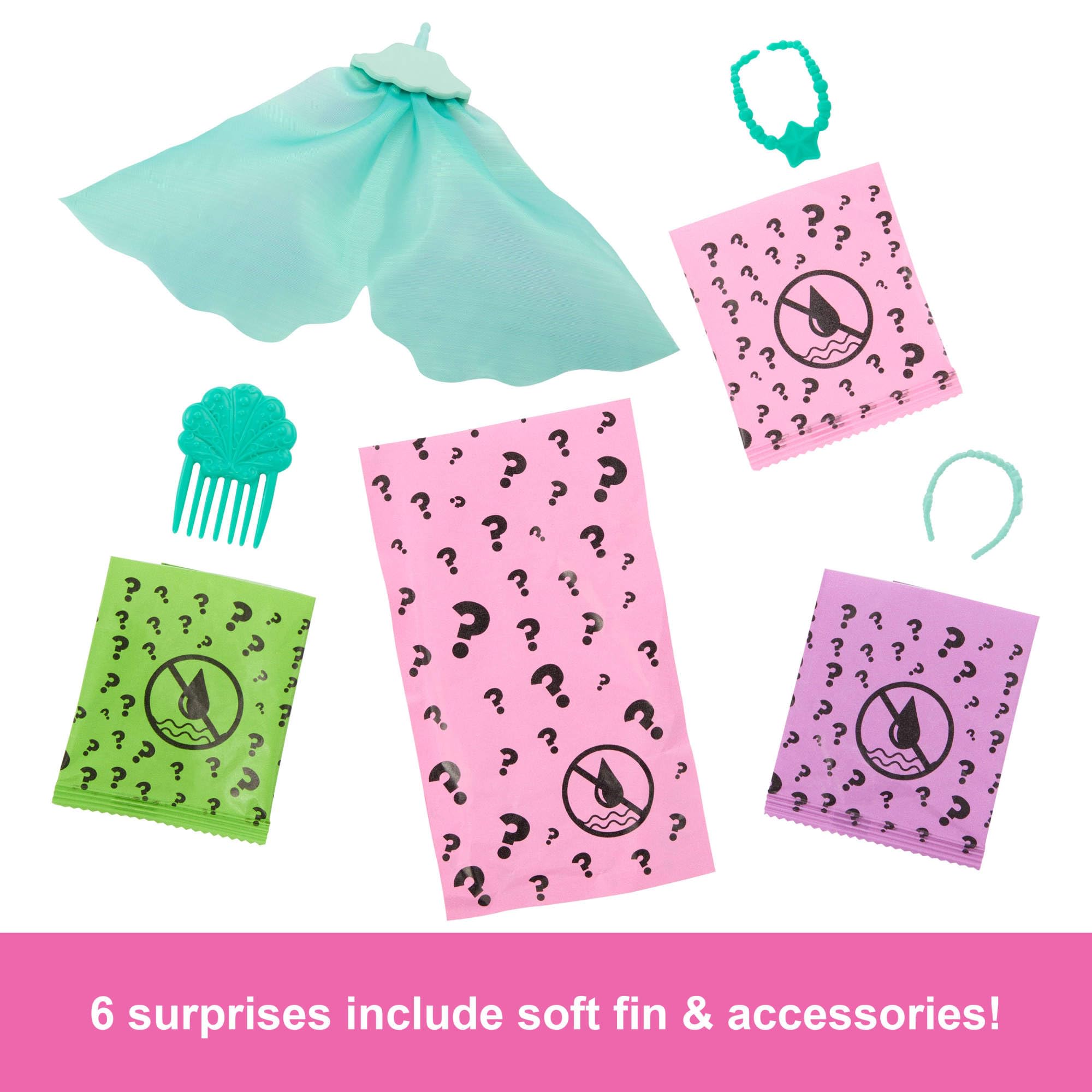 Barbie Color Reveal Doll & Accessories - Mermaid Series with 6 Surprises, Ages 3+ 3