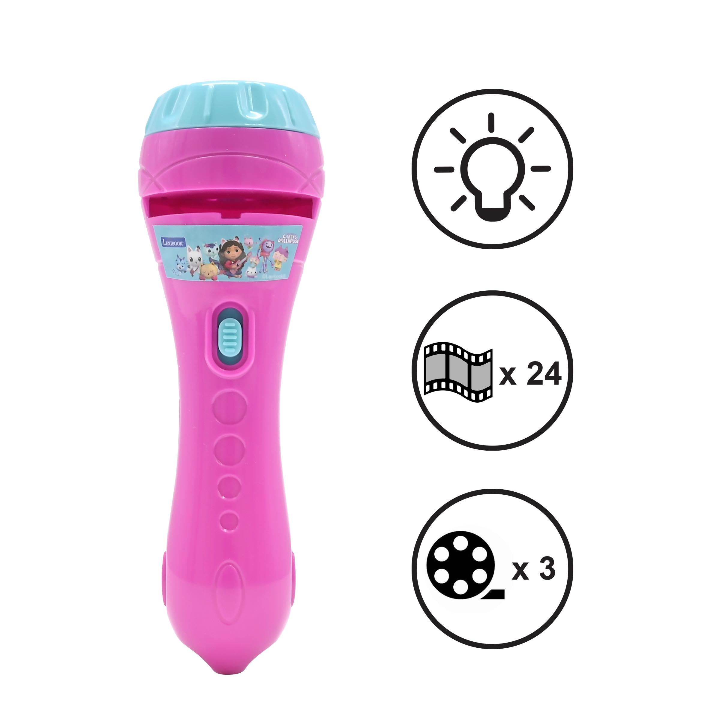 Lexibook Gabby's Dollhouse Stories Projector and Torch Light with 24 Images 2