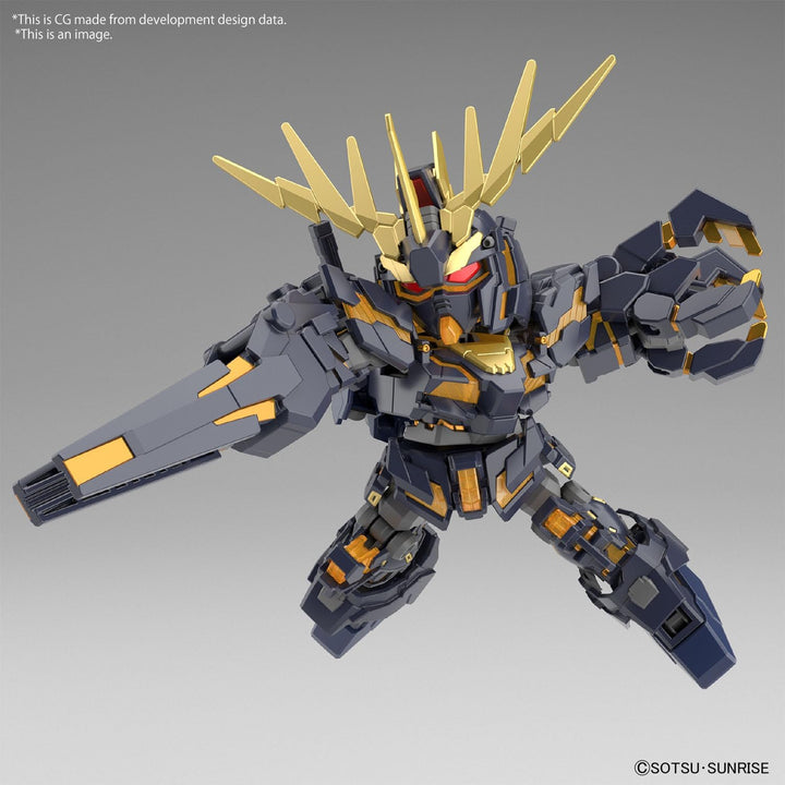 BANDAI SPIRITS SD GUNDAM -Cross Silhouette Unicorn 02 Banshee & Norn Parts -Model Kit
