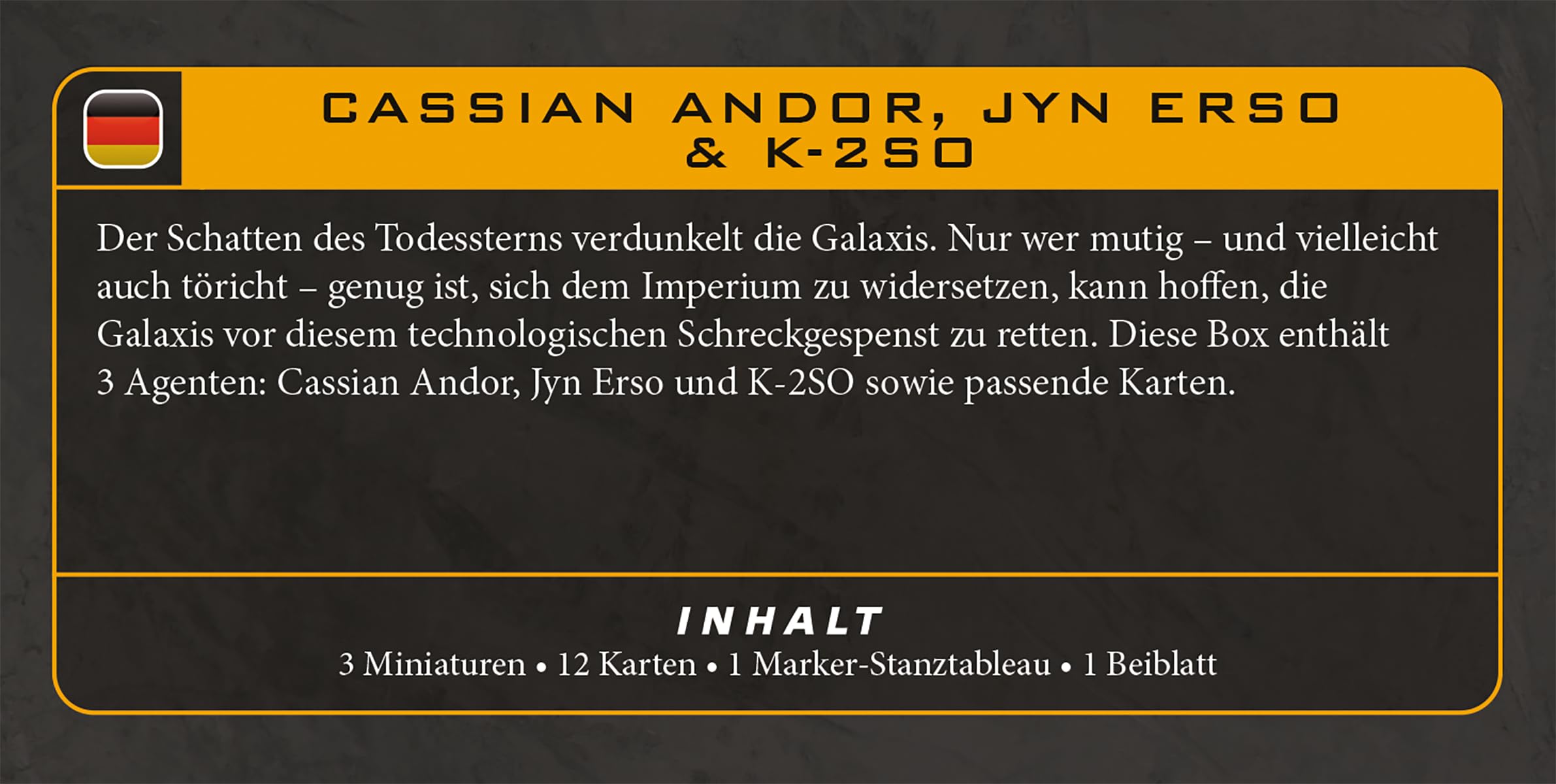 Asmodee Star Wars Legion - Cassian Andor, Jyn Erso & K-2SO Operatives Expansion | Multicolor 5