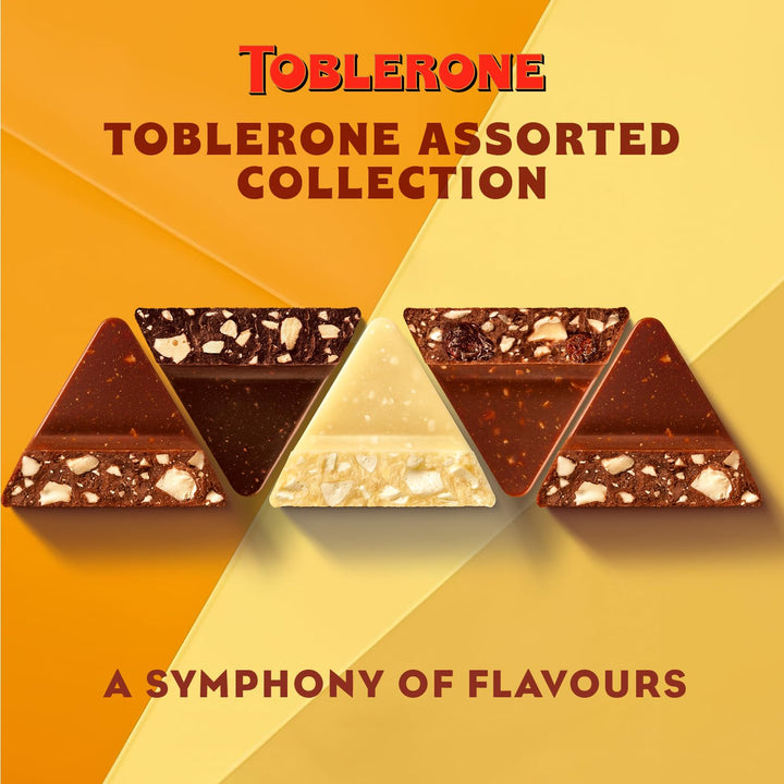 Toblerone Tiny's Milk, White & Dark Chocolates with Honey & Almond Nougat - 250g