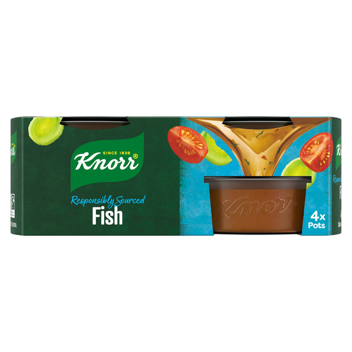 Knorr Fish Stock Pot Gluten-Free - Rich Fish Flavour for Soups, Stews & Risottos