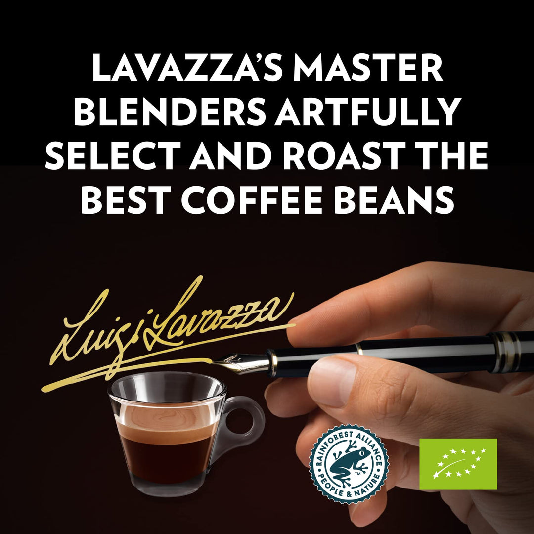 Lavazza Espresso Maestro - Organic Whole Coffee Beans for Espresso Machines