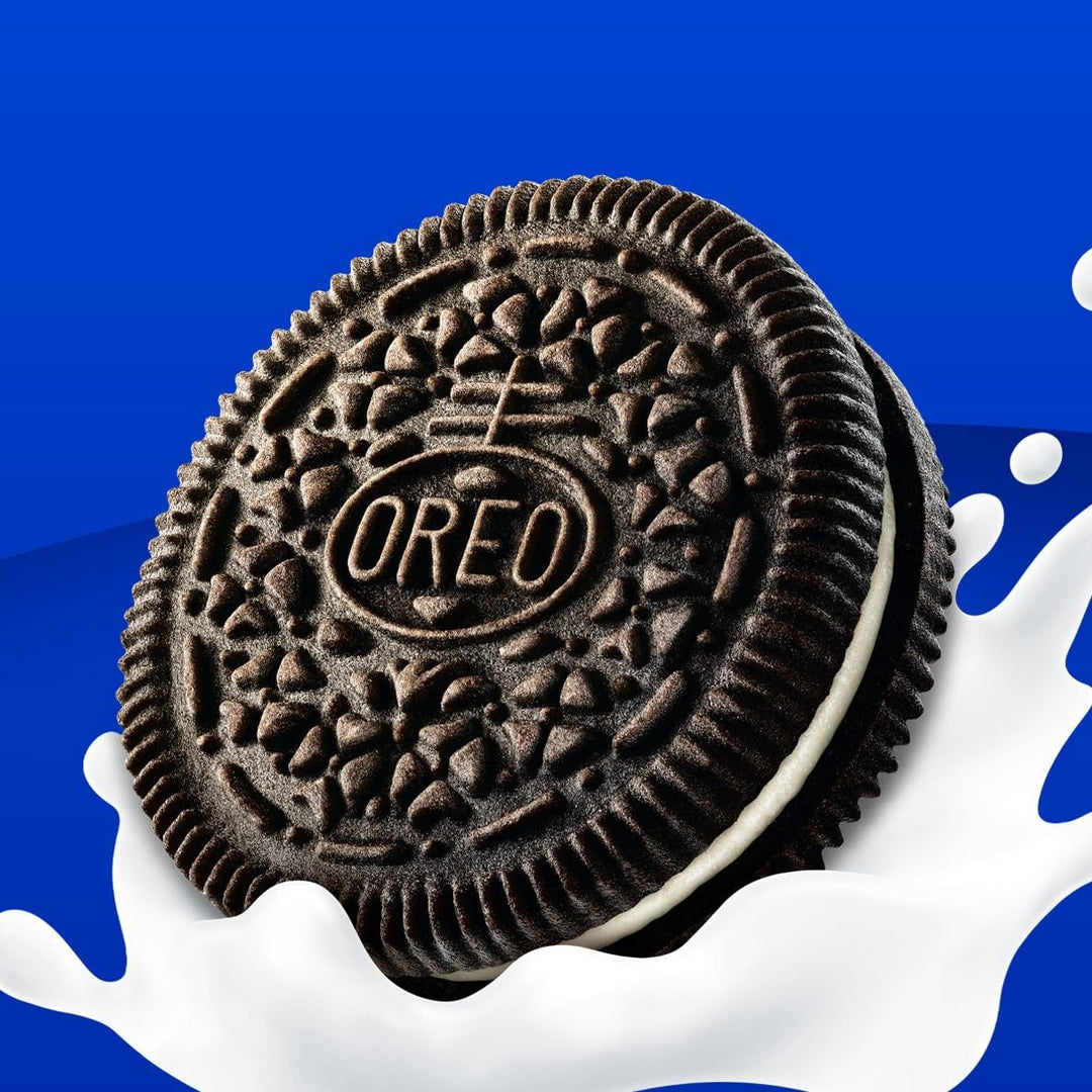 Oreo Original Minecraft Sandwich Biscuits - Chocolate & Vanilla Crème Cookies with Pixel Design