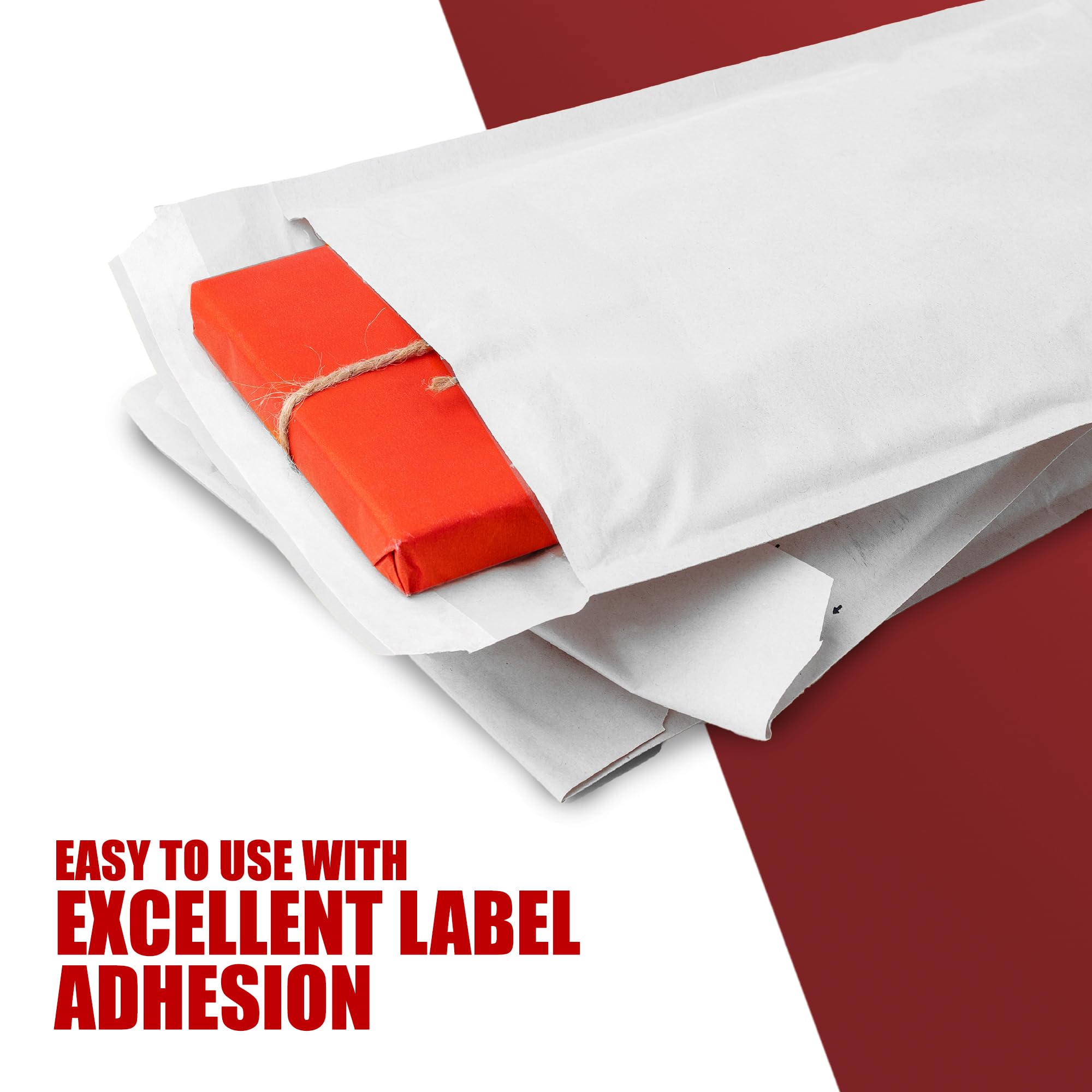 Merrimen White Padded Envelope Mailers - A6 Size, 10 Pack | Lightweight Polyethylene Protection 5