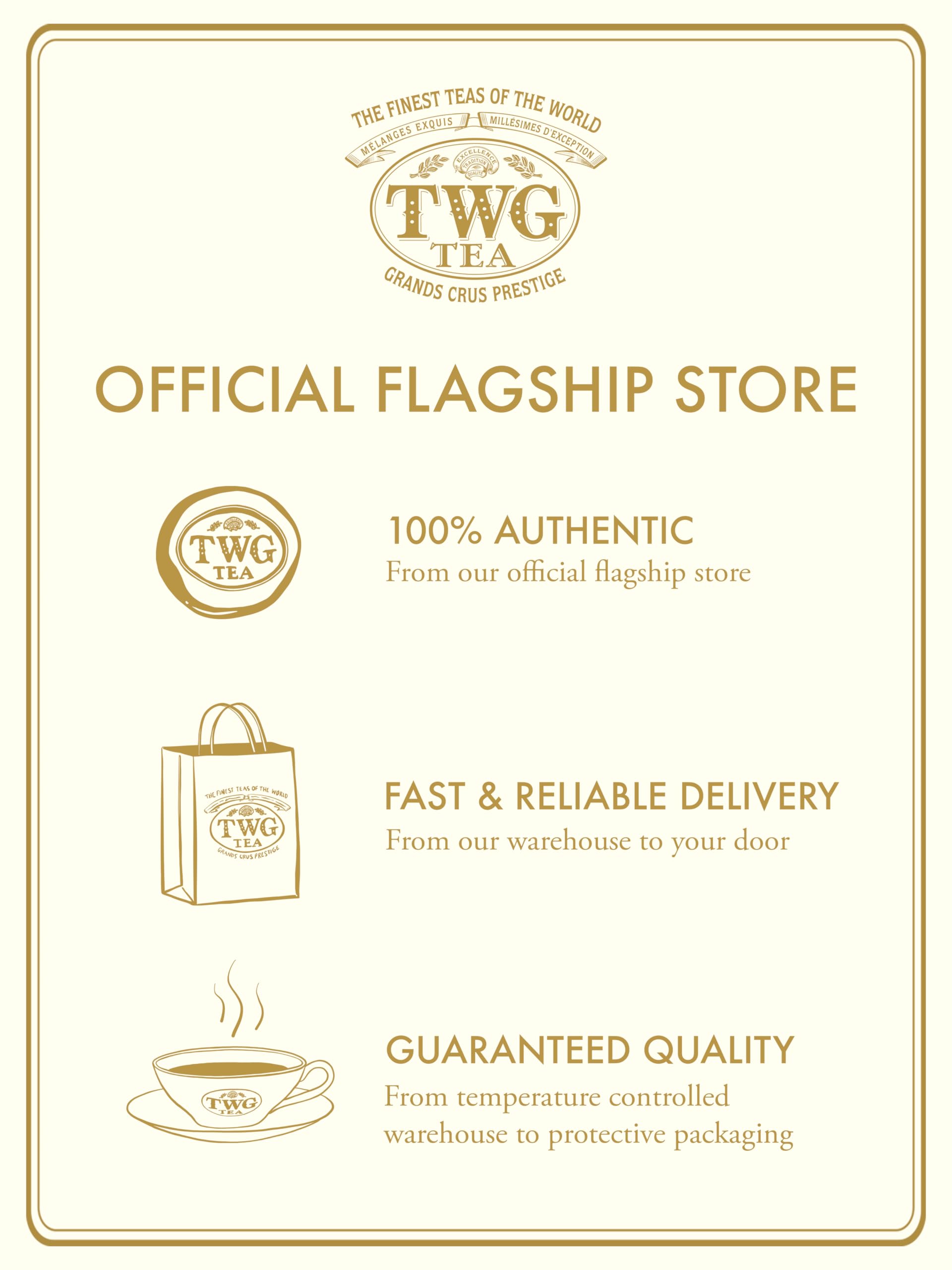 TWG Tea Silver Moon Green Tea - Grand Berry & Vanilla Blend | Loose Leaf | 100g Haute Couture Tin 5