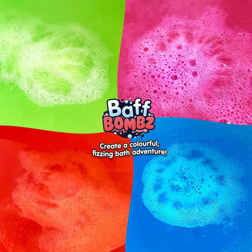 ZIMPLI Kids Bath Bombs Gift Set - 4 Pack | Moisturizing | Fruity Scents | Vegan Friendly 2